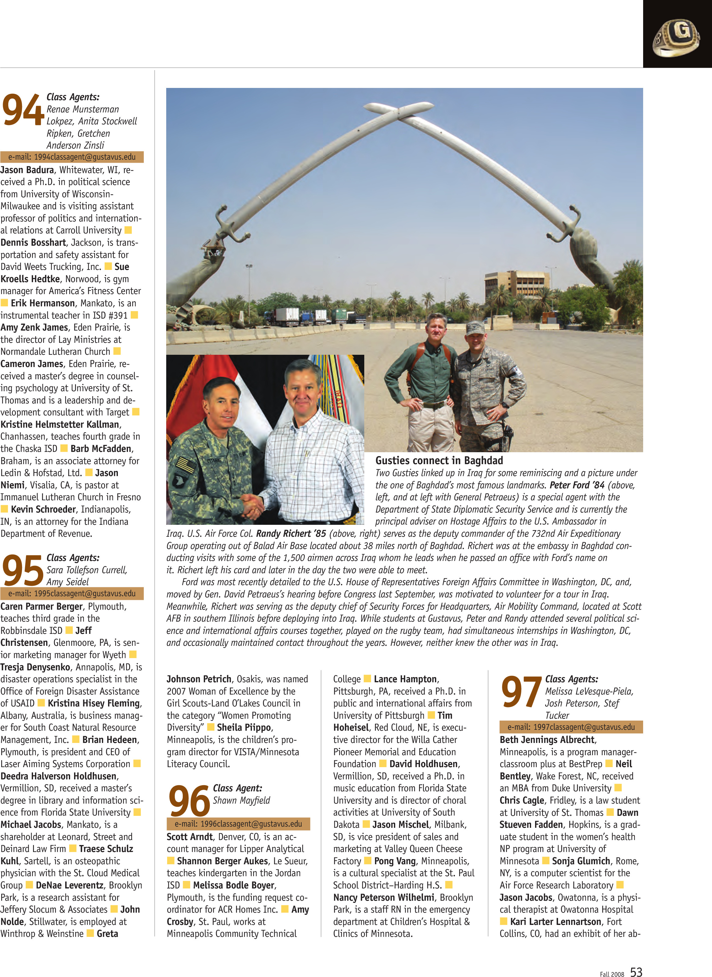 quarterly page
