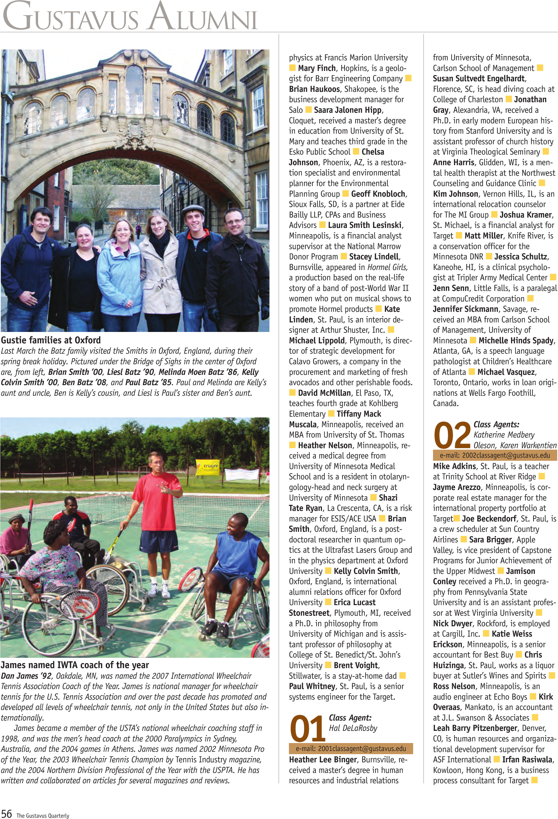 quarterly page
