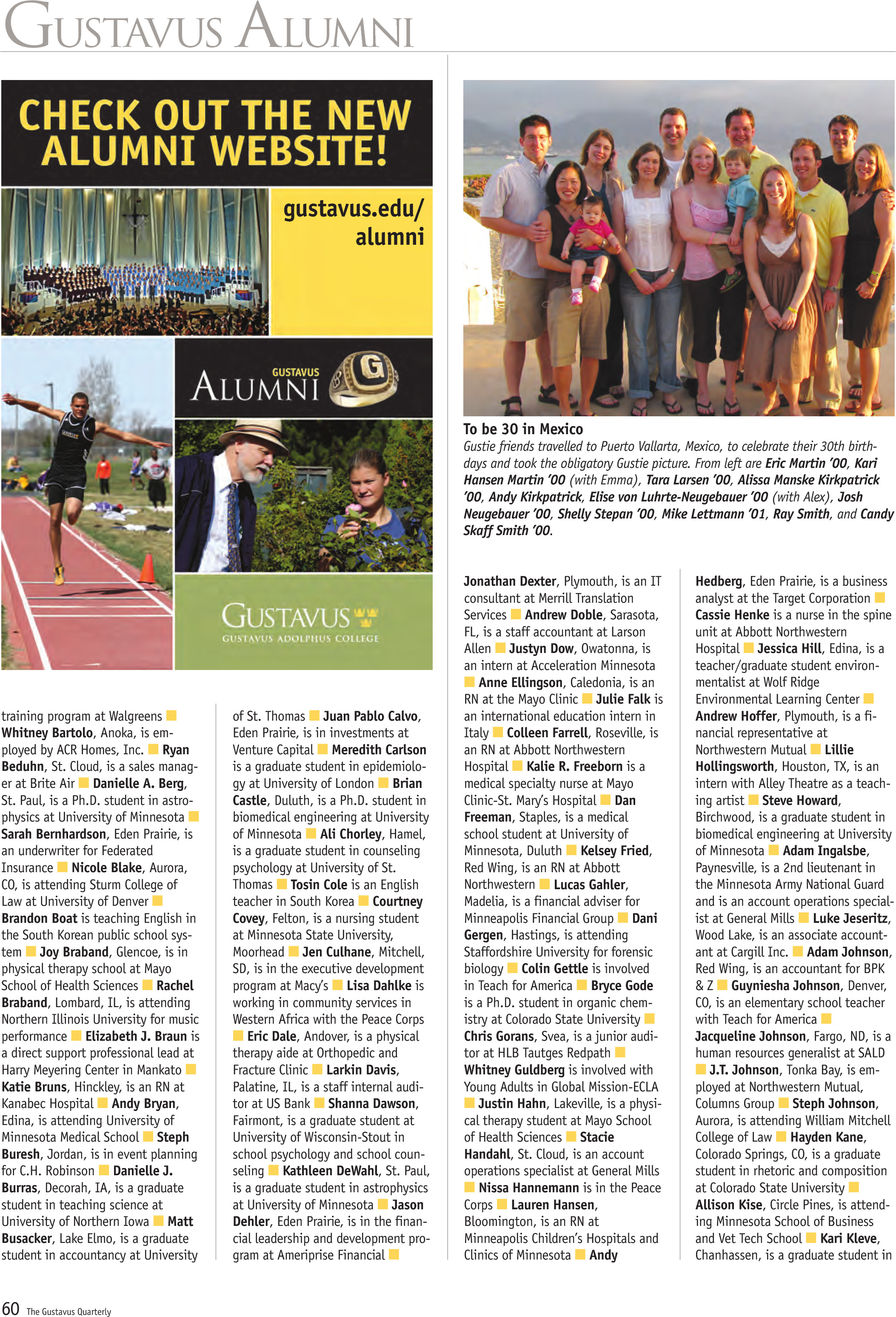 quarterly page