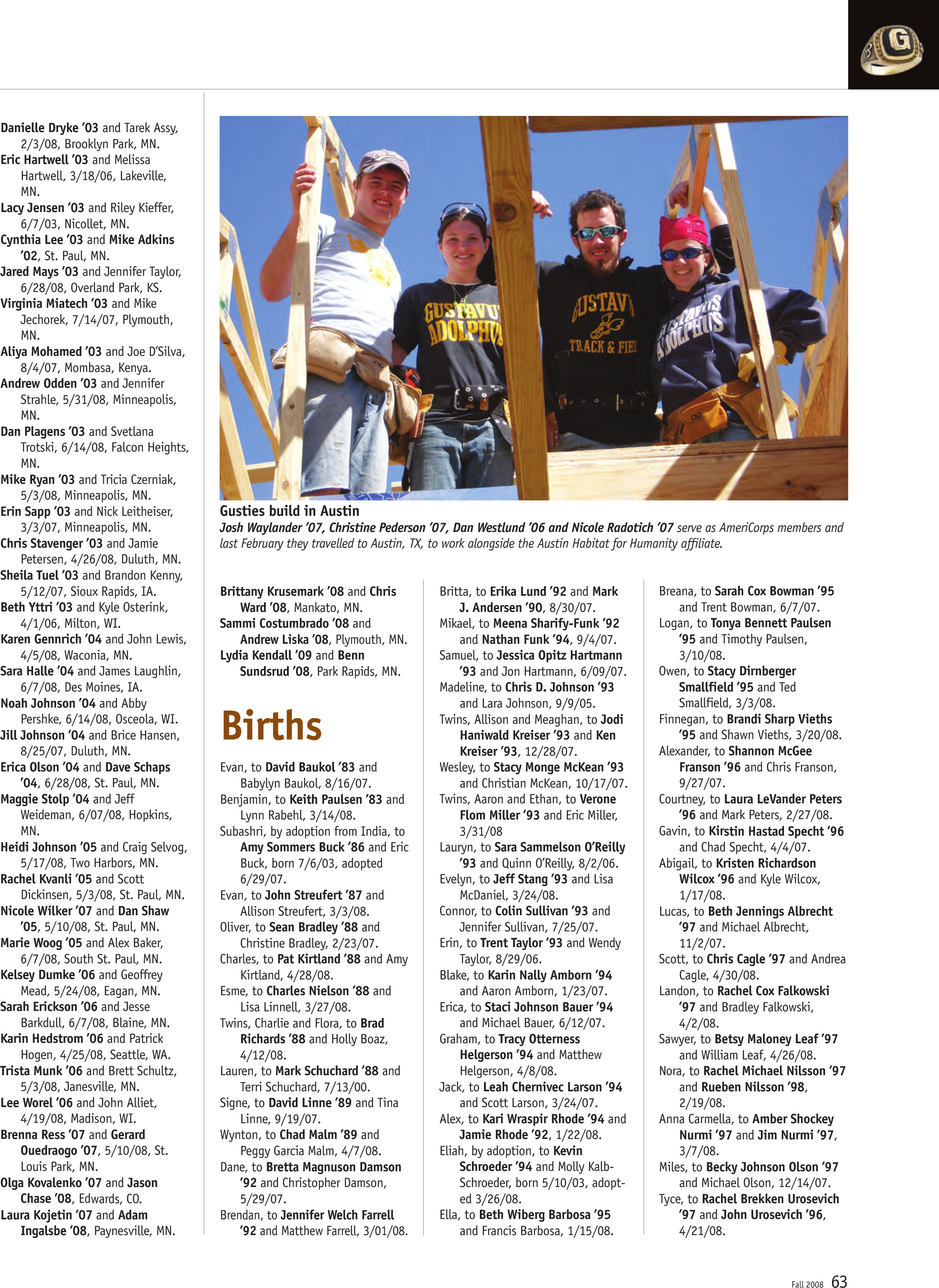 quarterly page