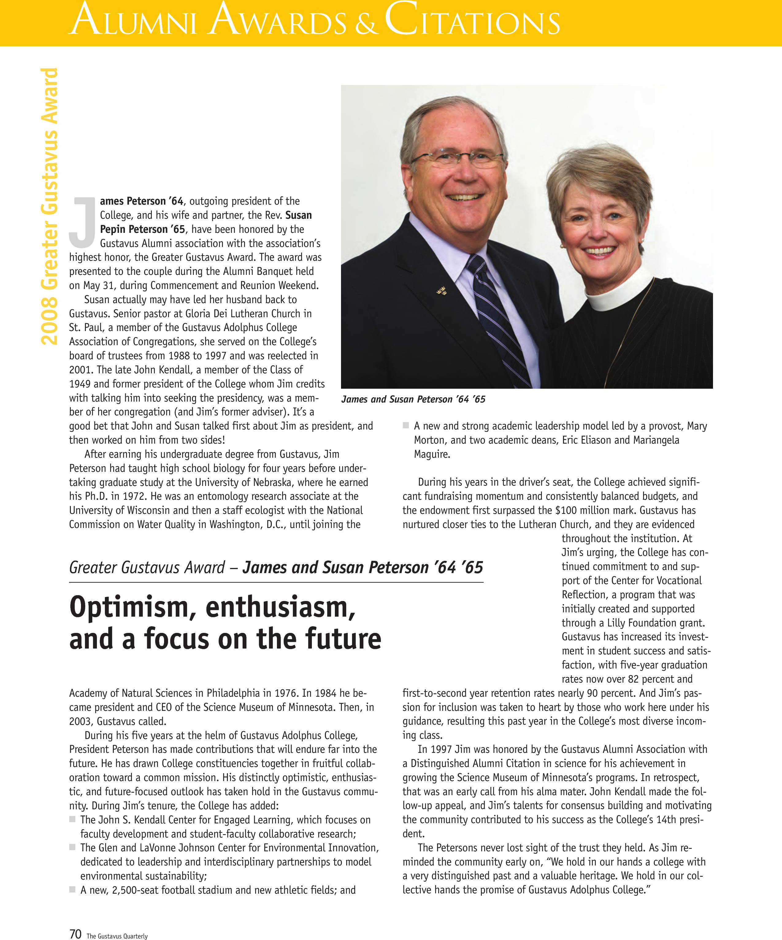 quarterly page