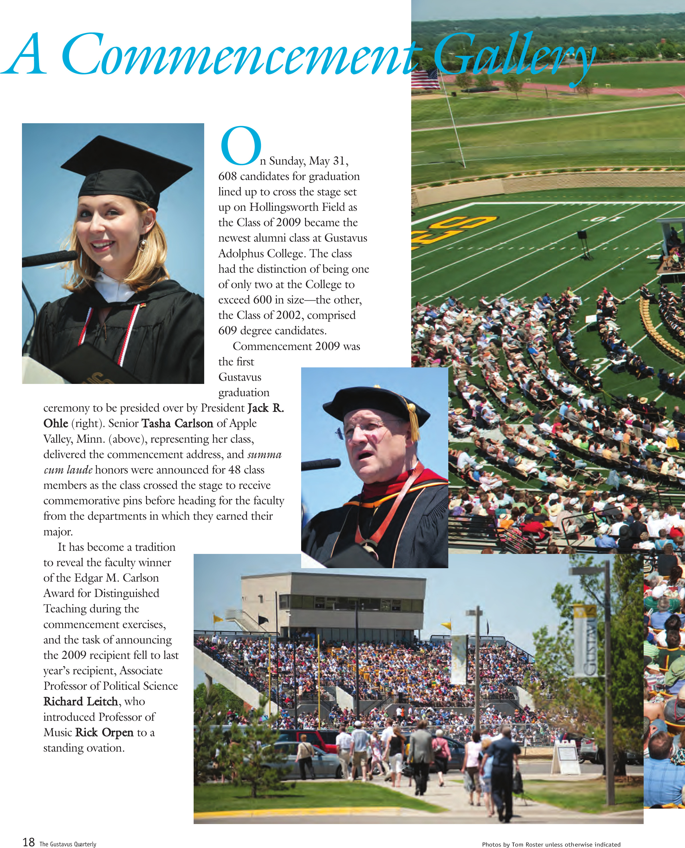 quarterly page