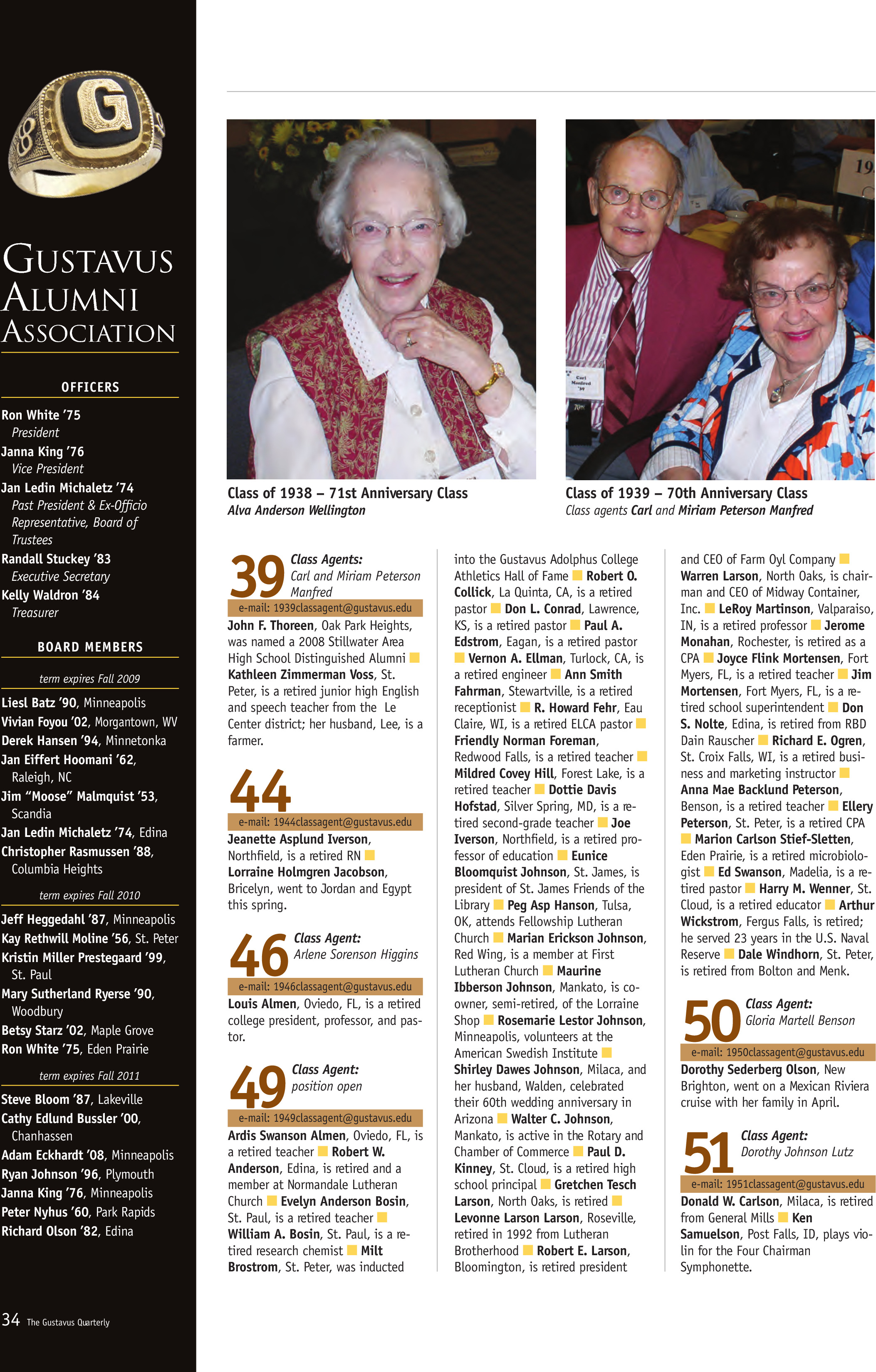 quarterly page