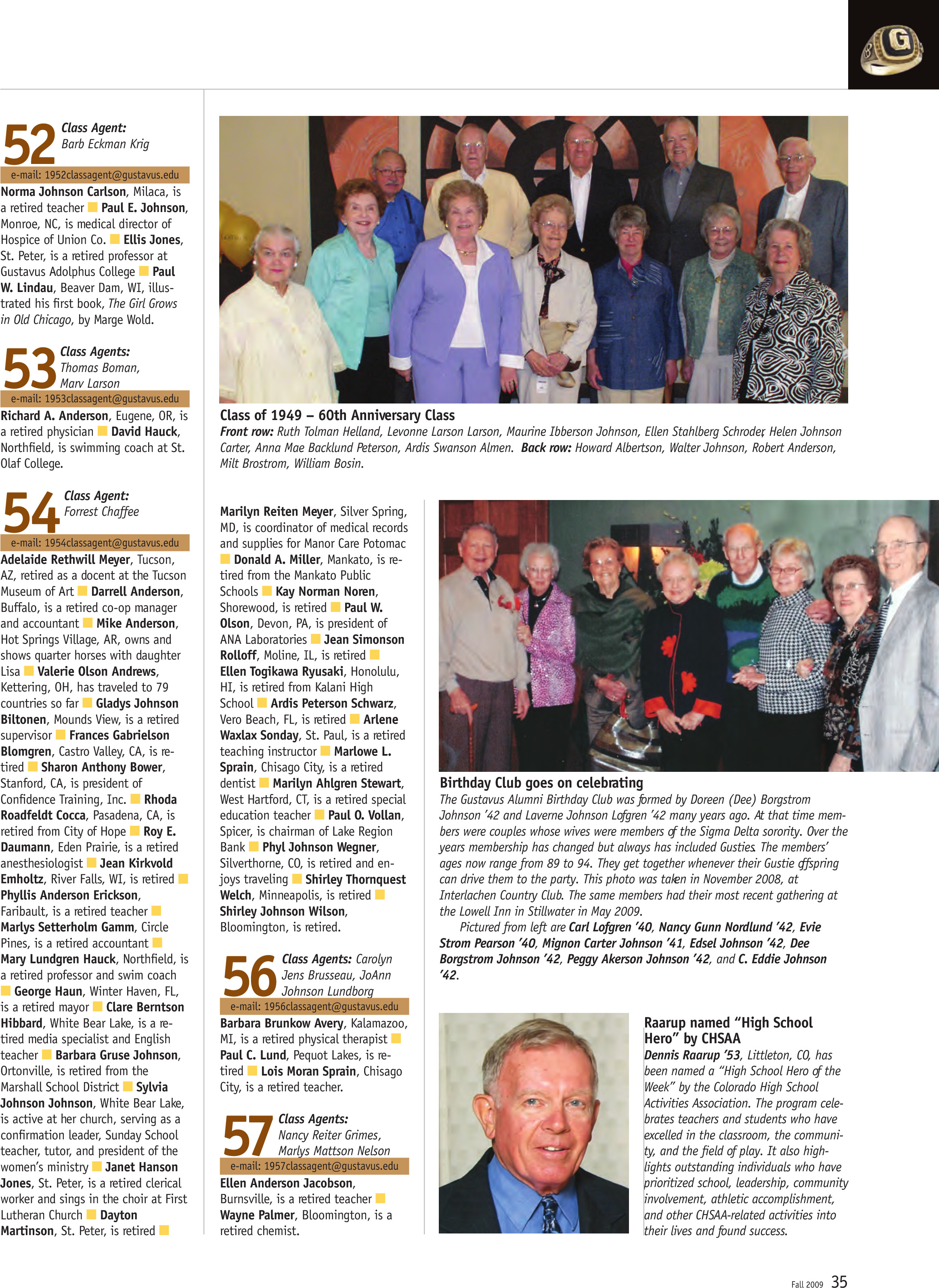 quarterly page