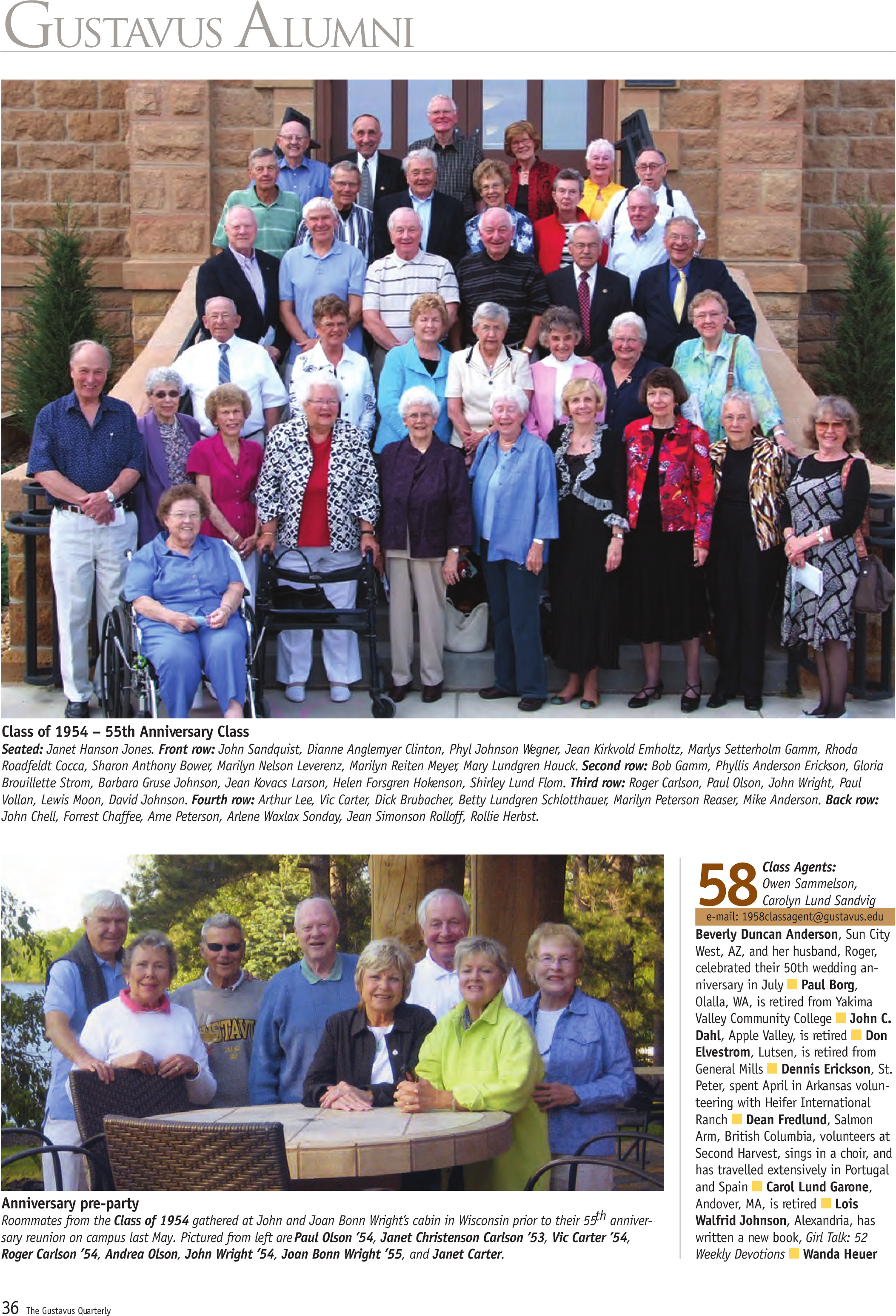 quarterly page