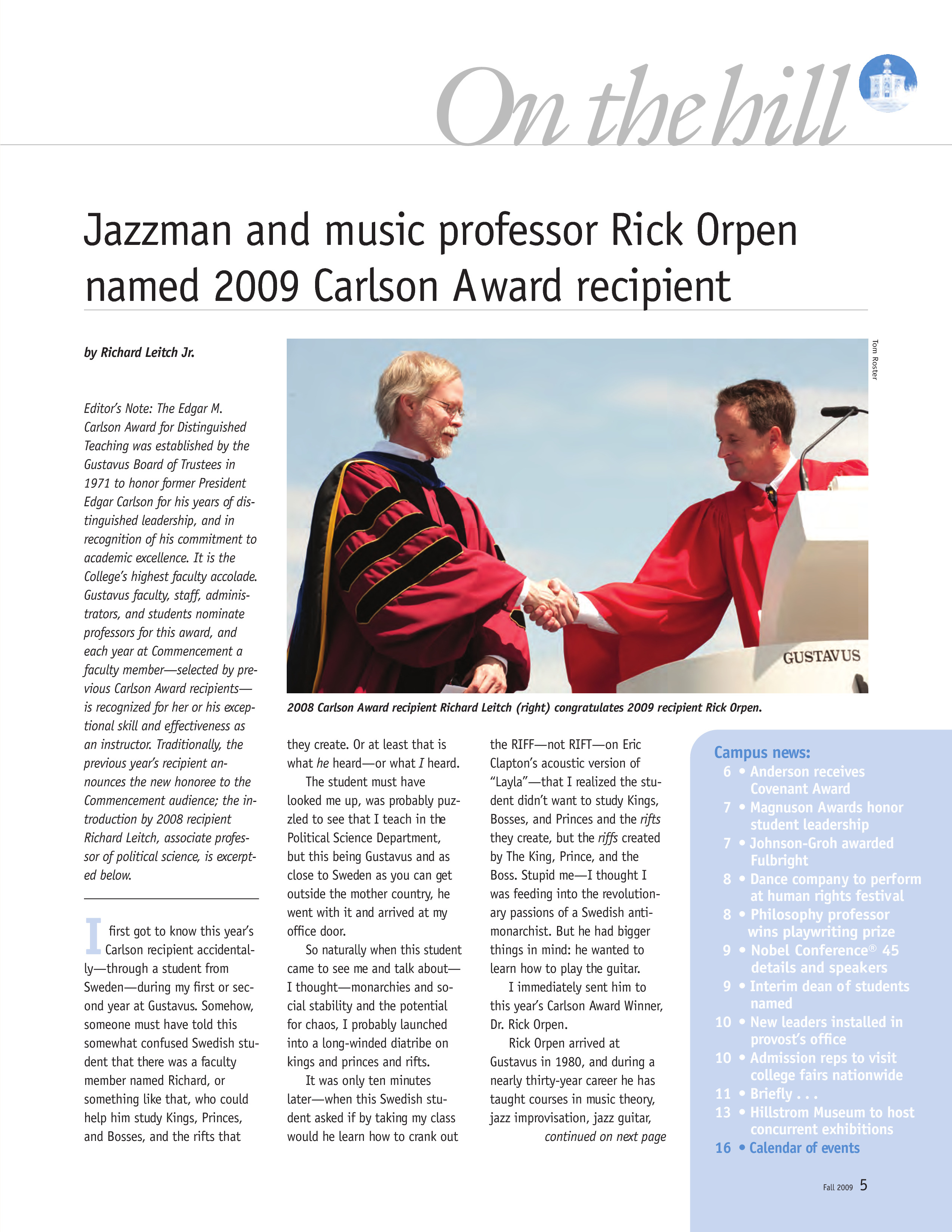 quarterly page