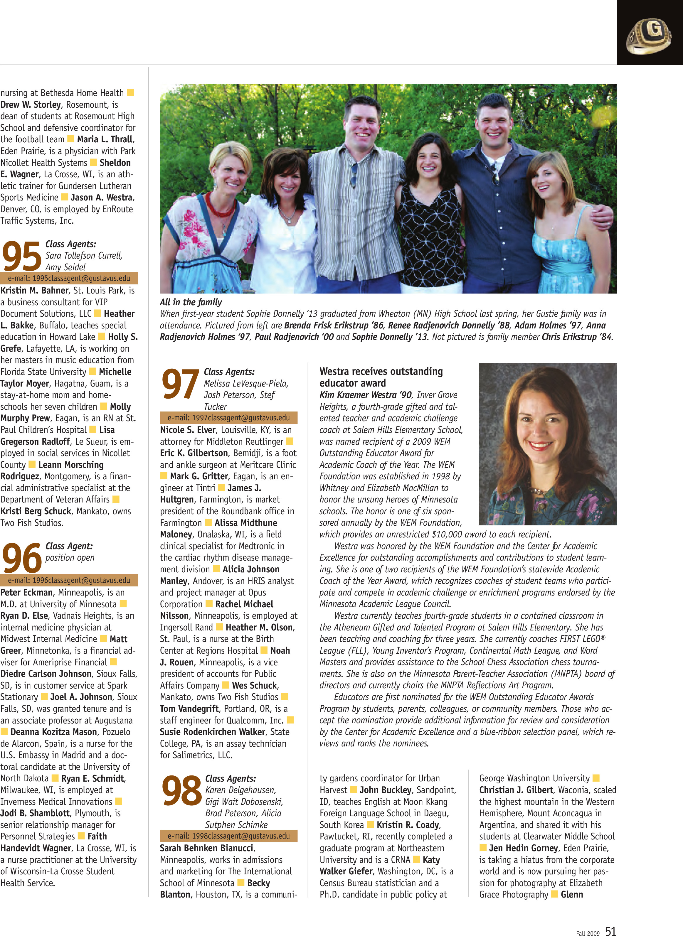 quarterly page