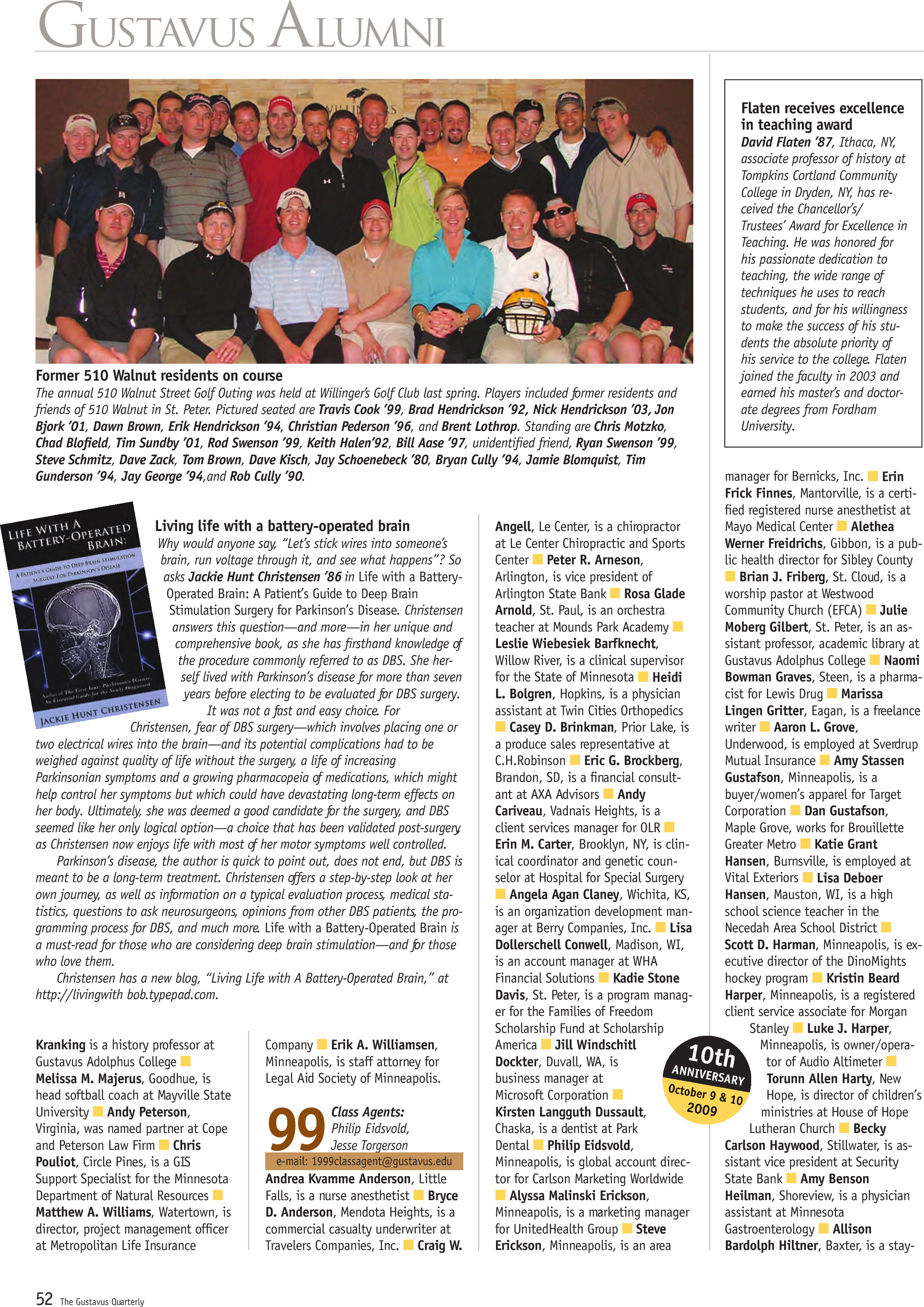 quarterly page