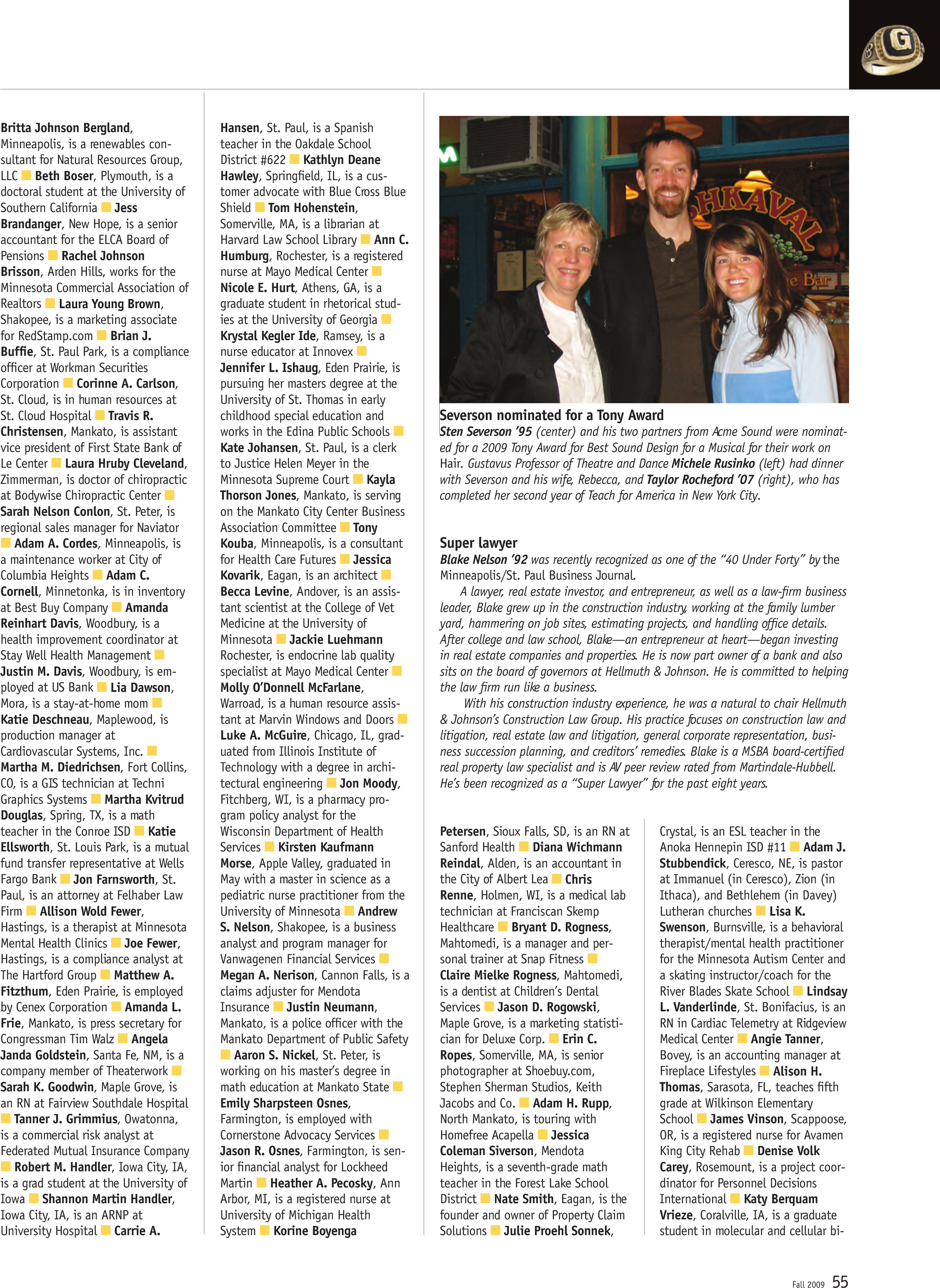 quarterly page