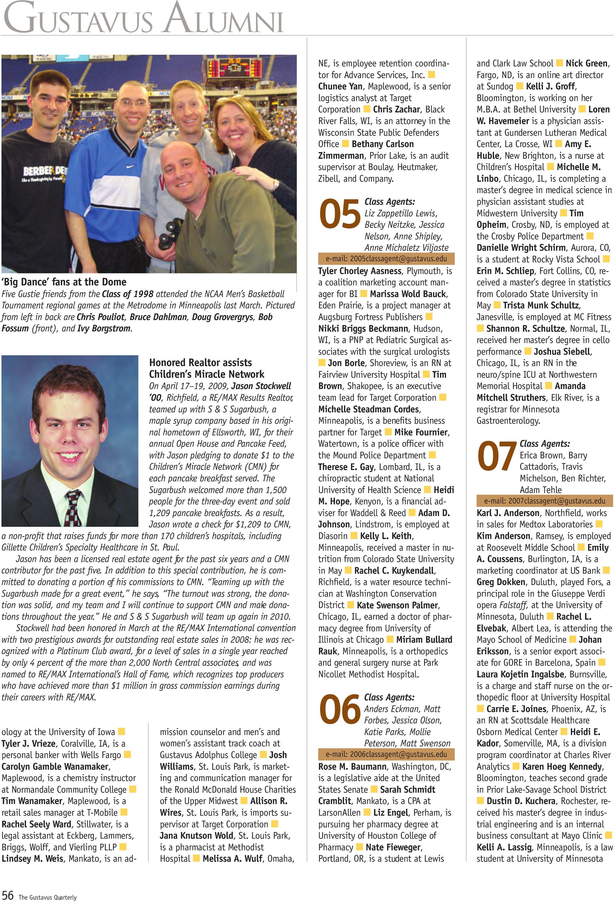 quarterly page