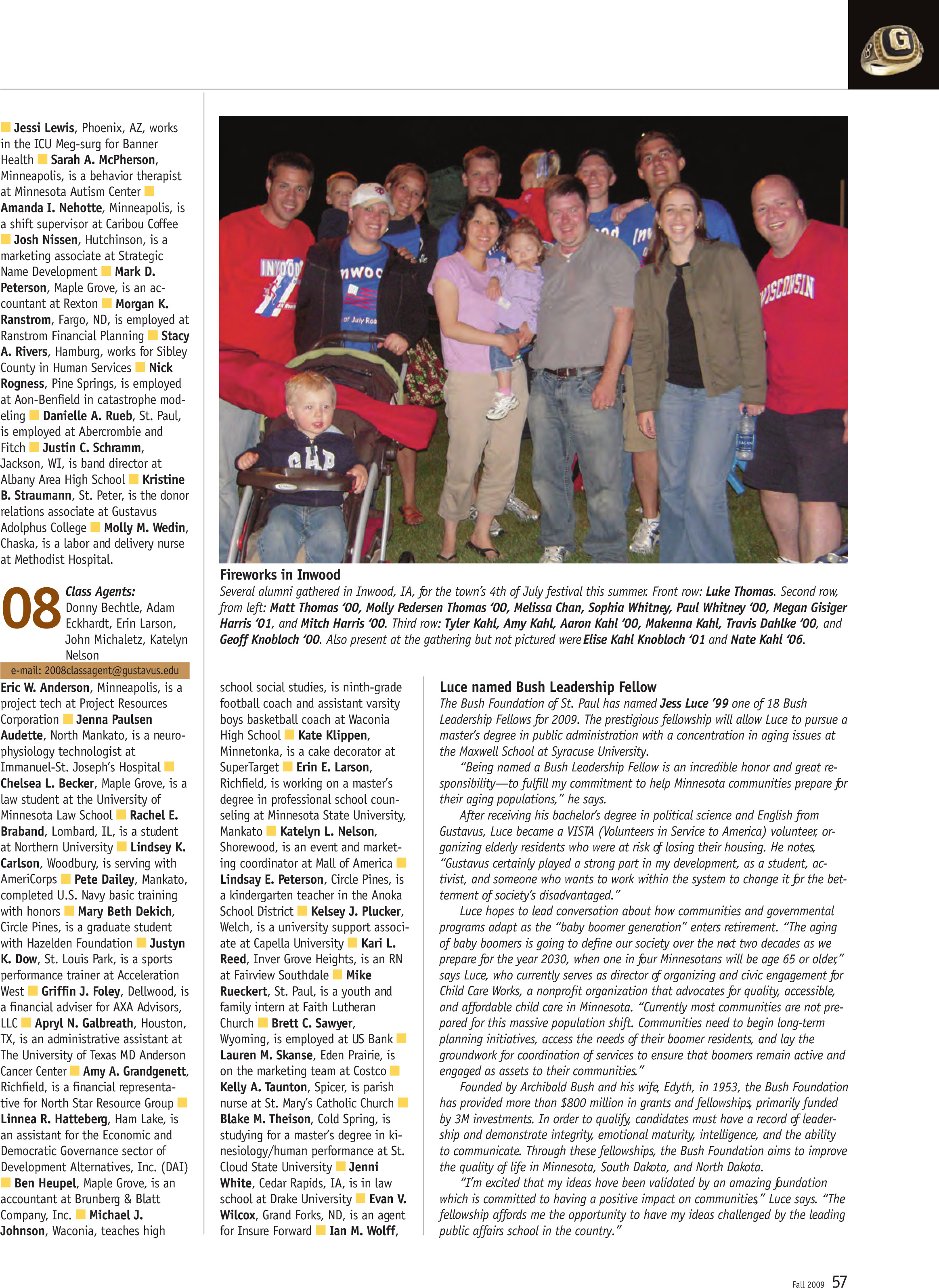 quarterly page