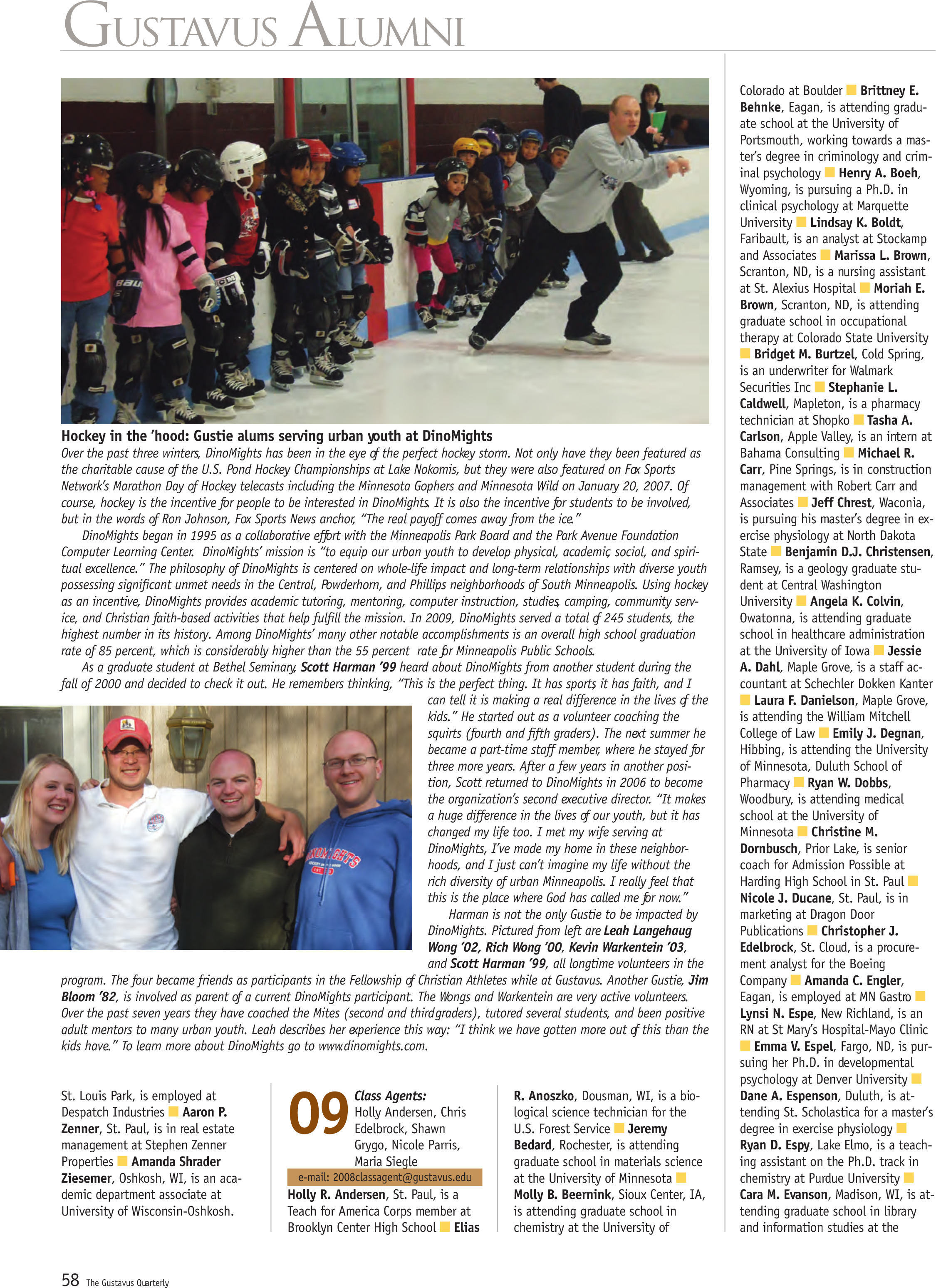 quarterly page