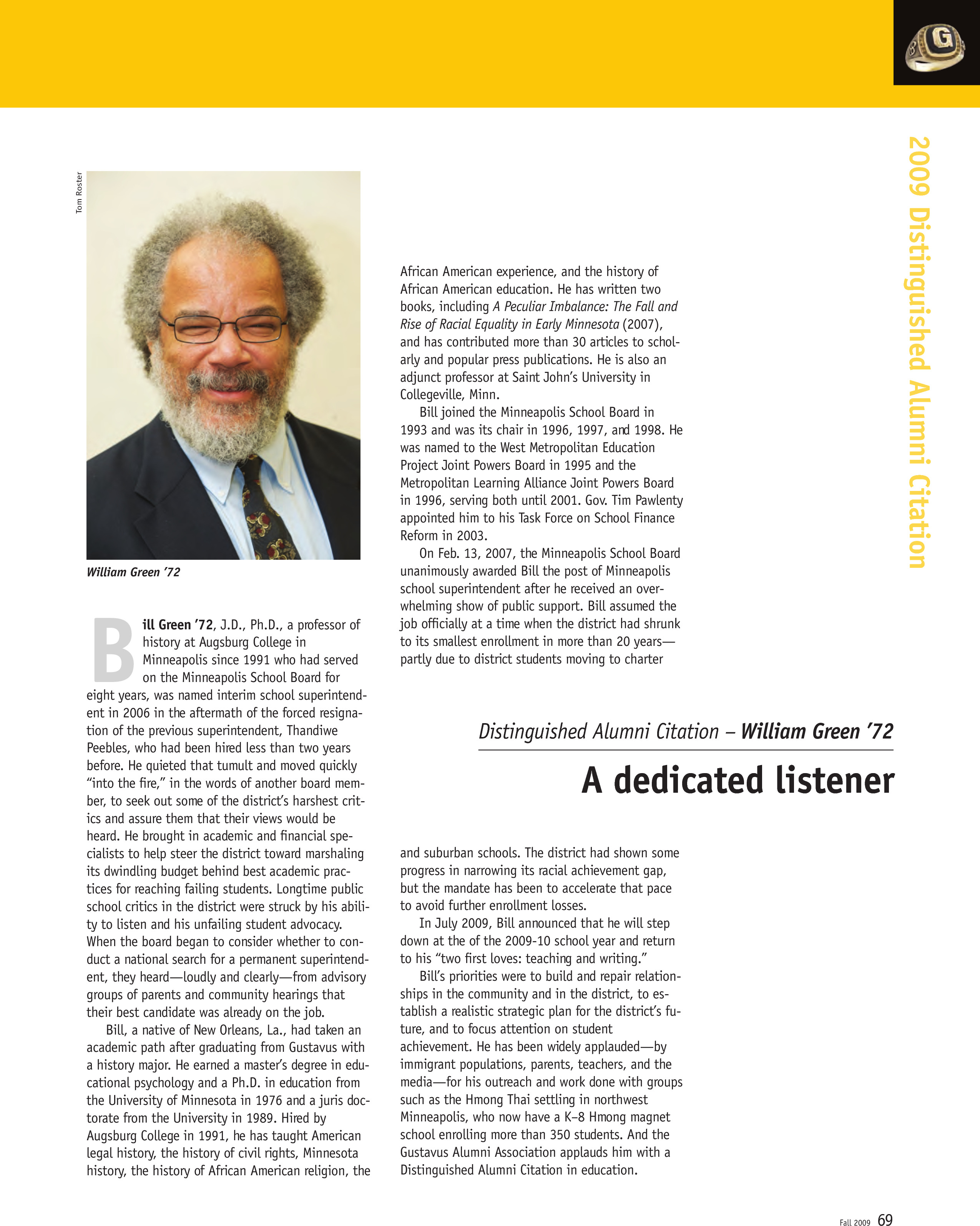 quarterly page
