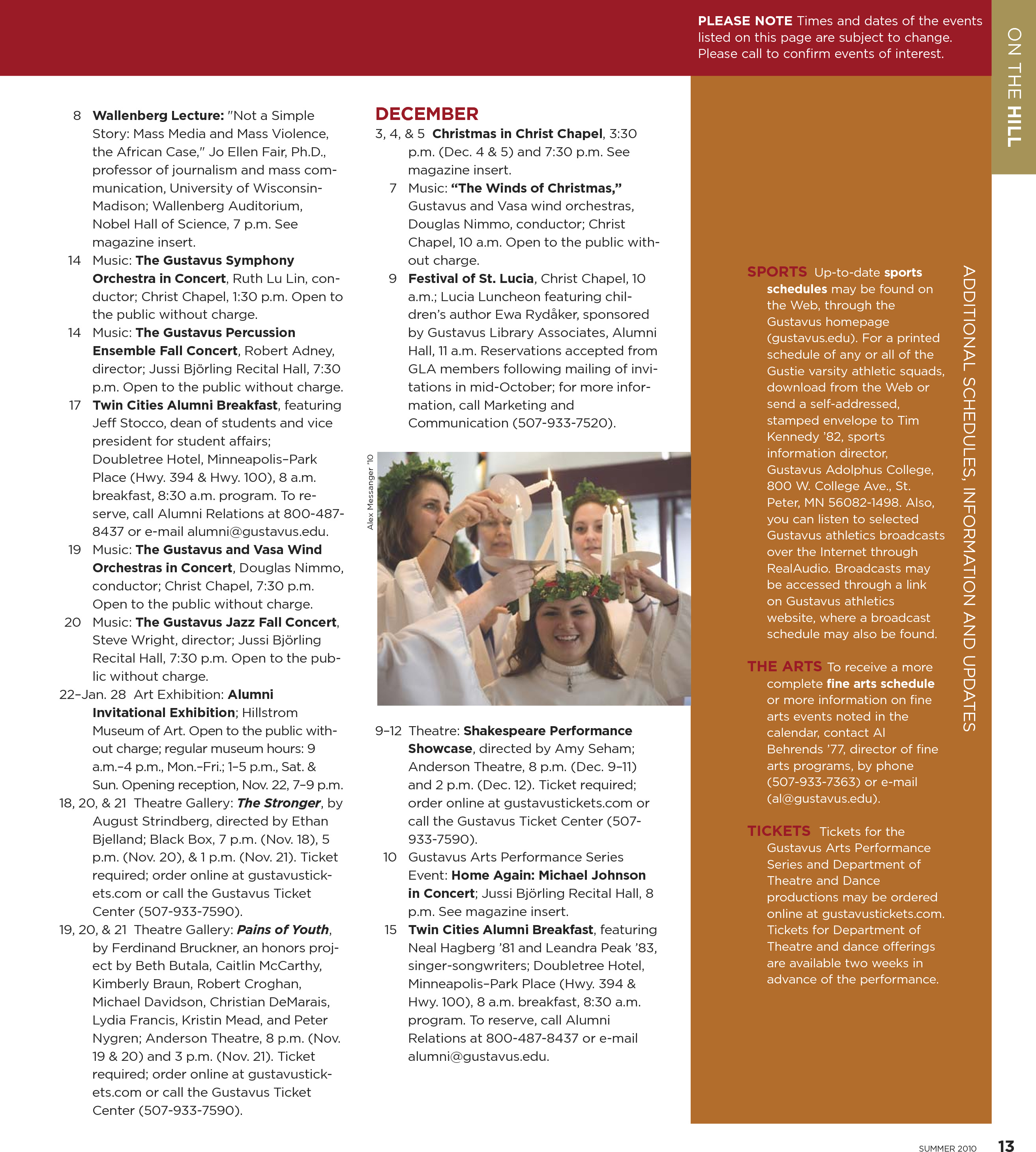 quarterly page