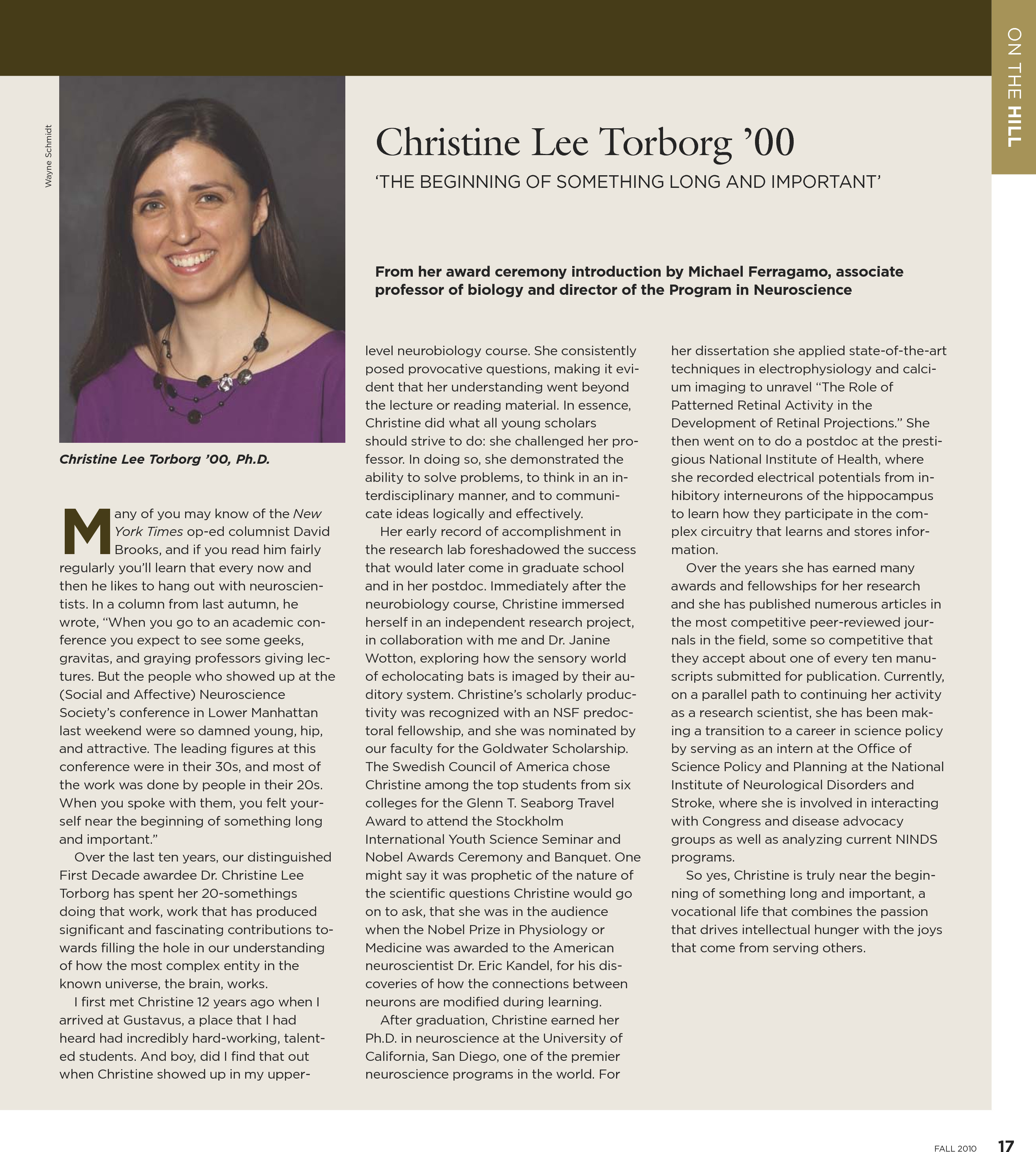 quarterly page