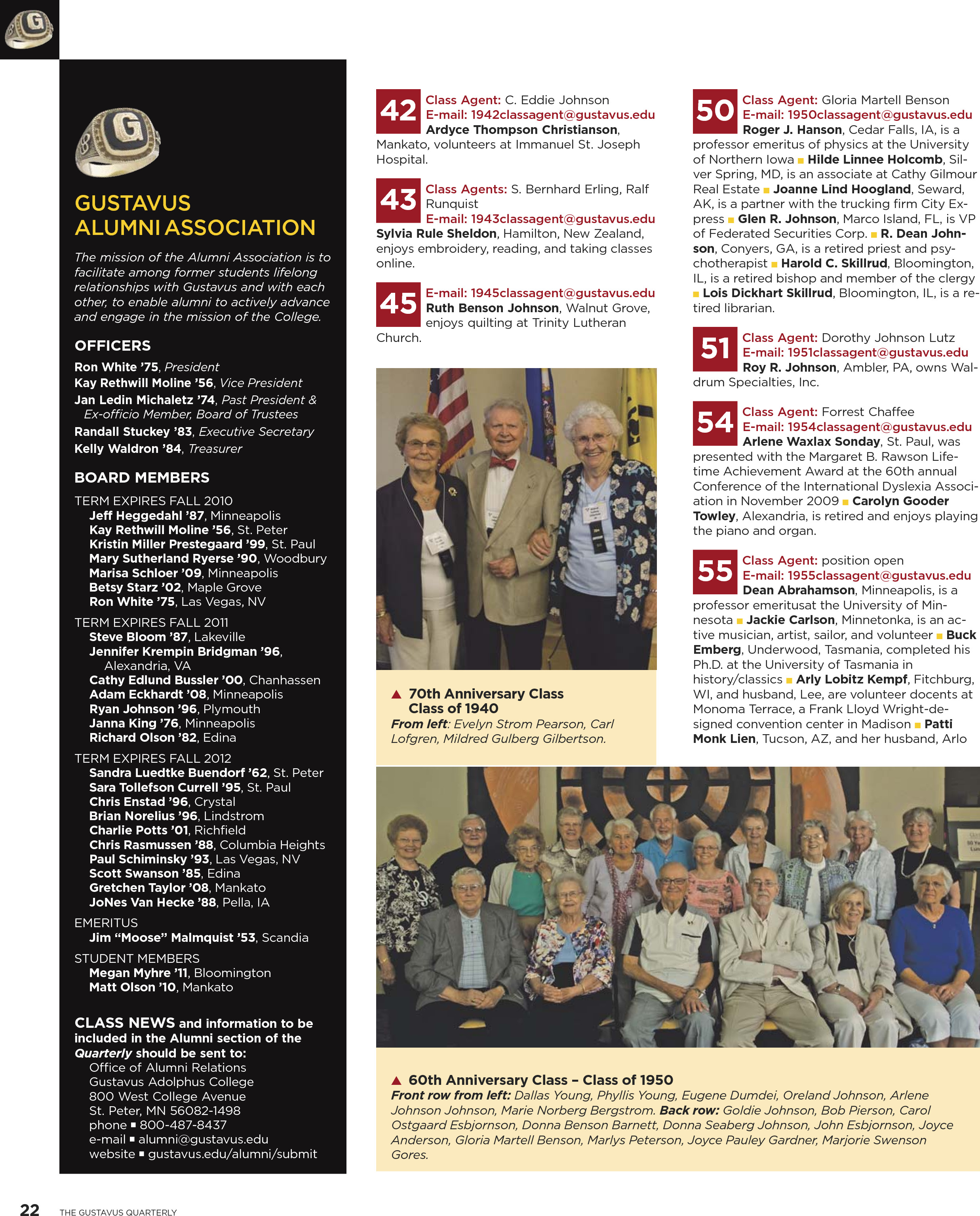 quarterly page