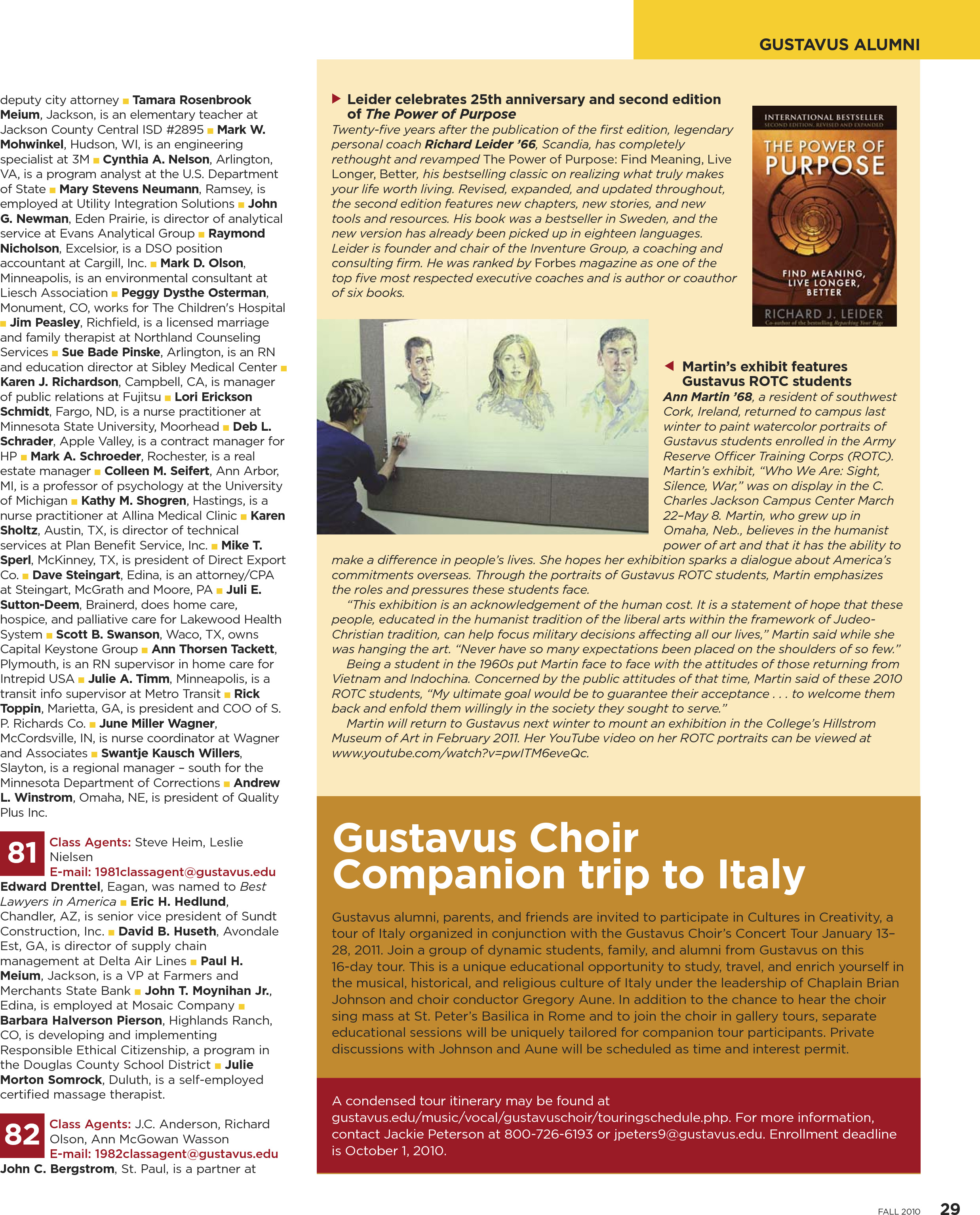 quarterly page