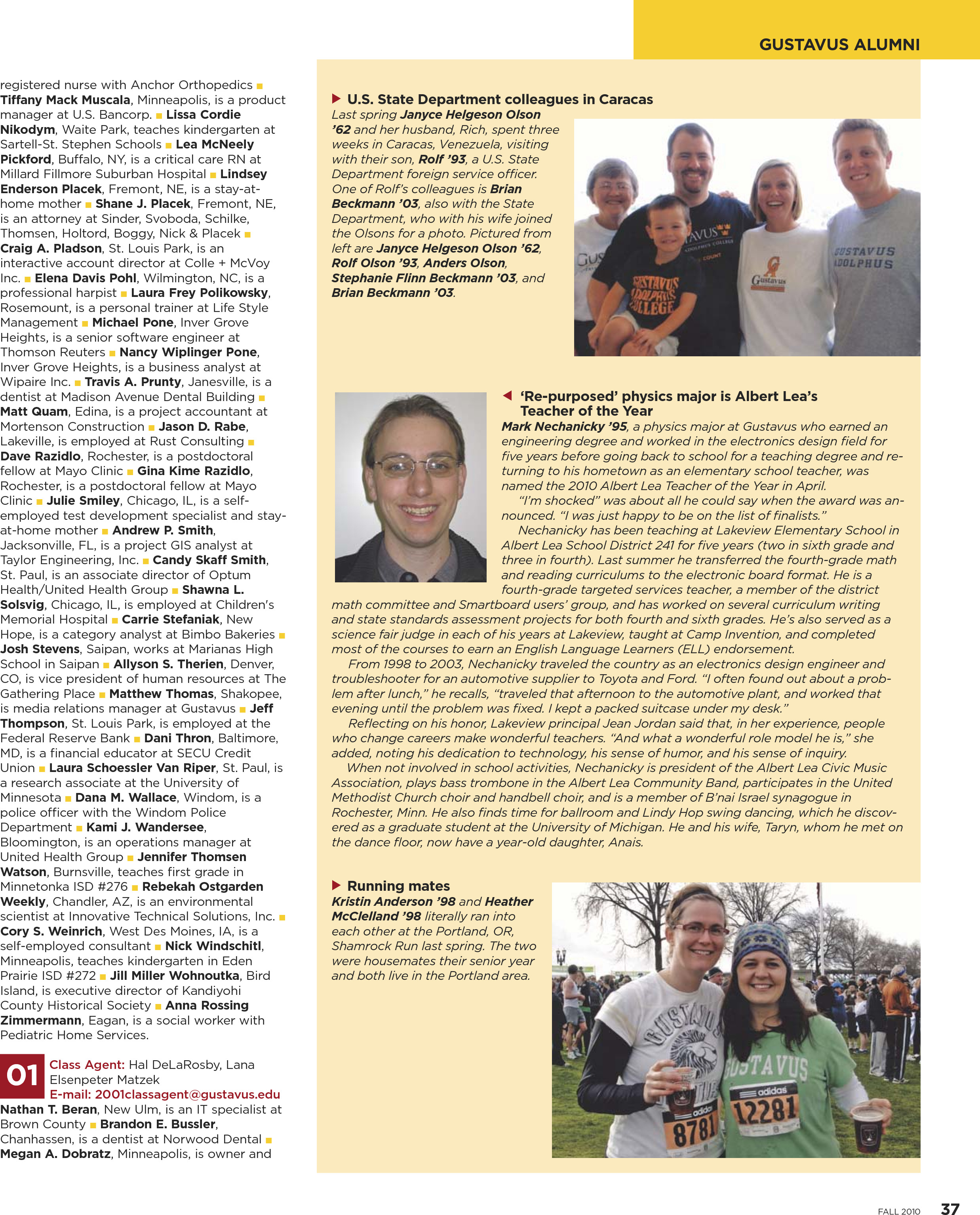 quarterly page