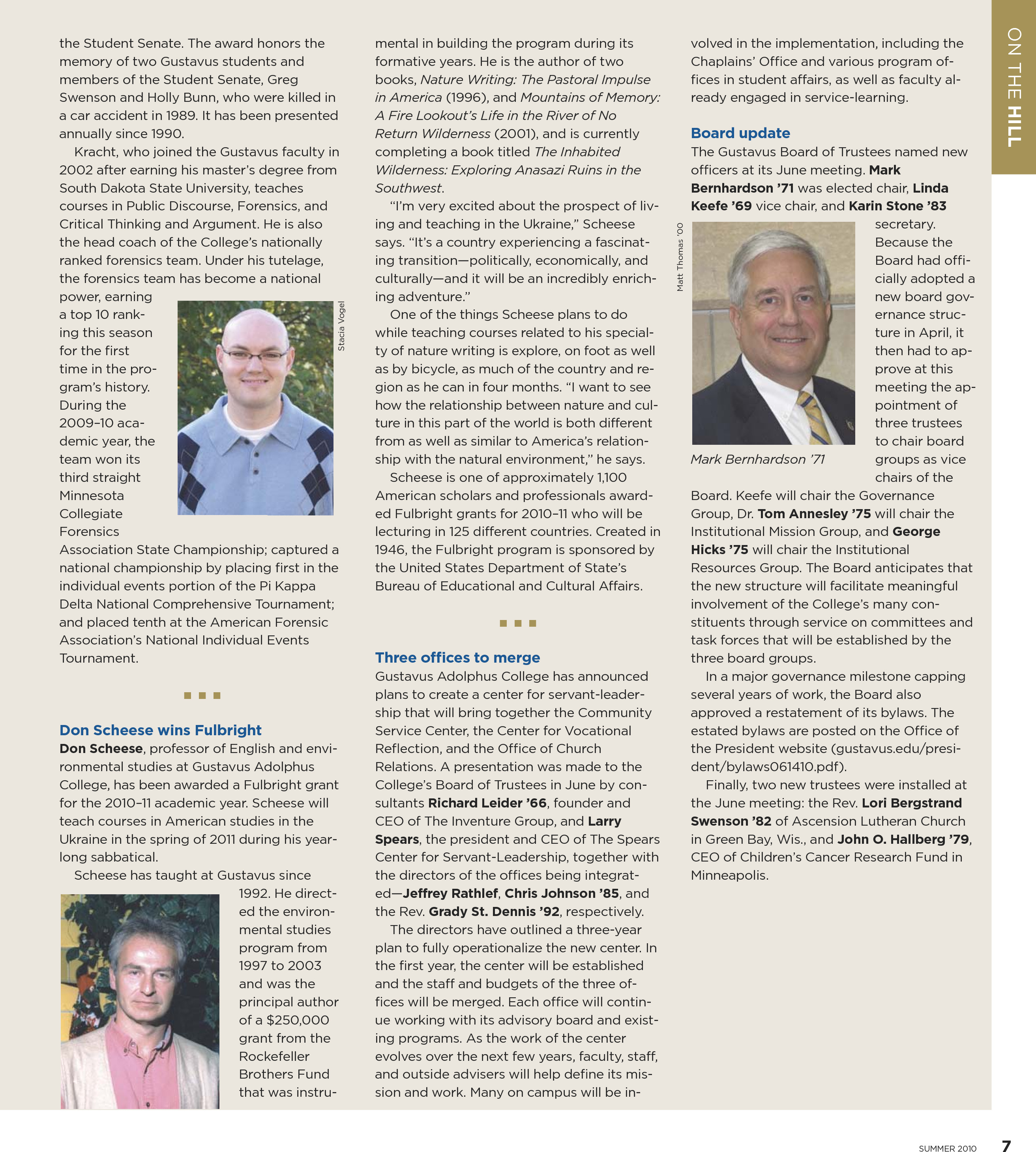 quarterly page