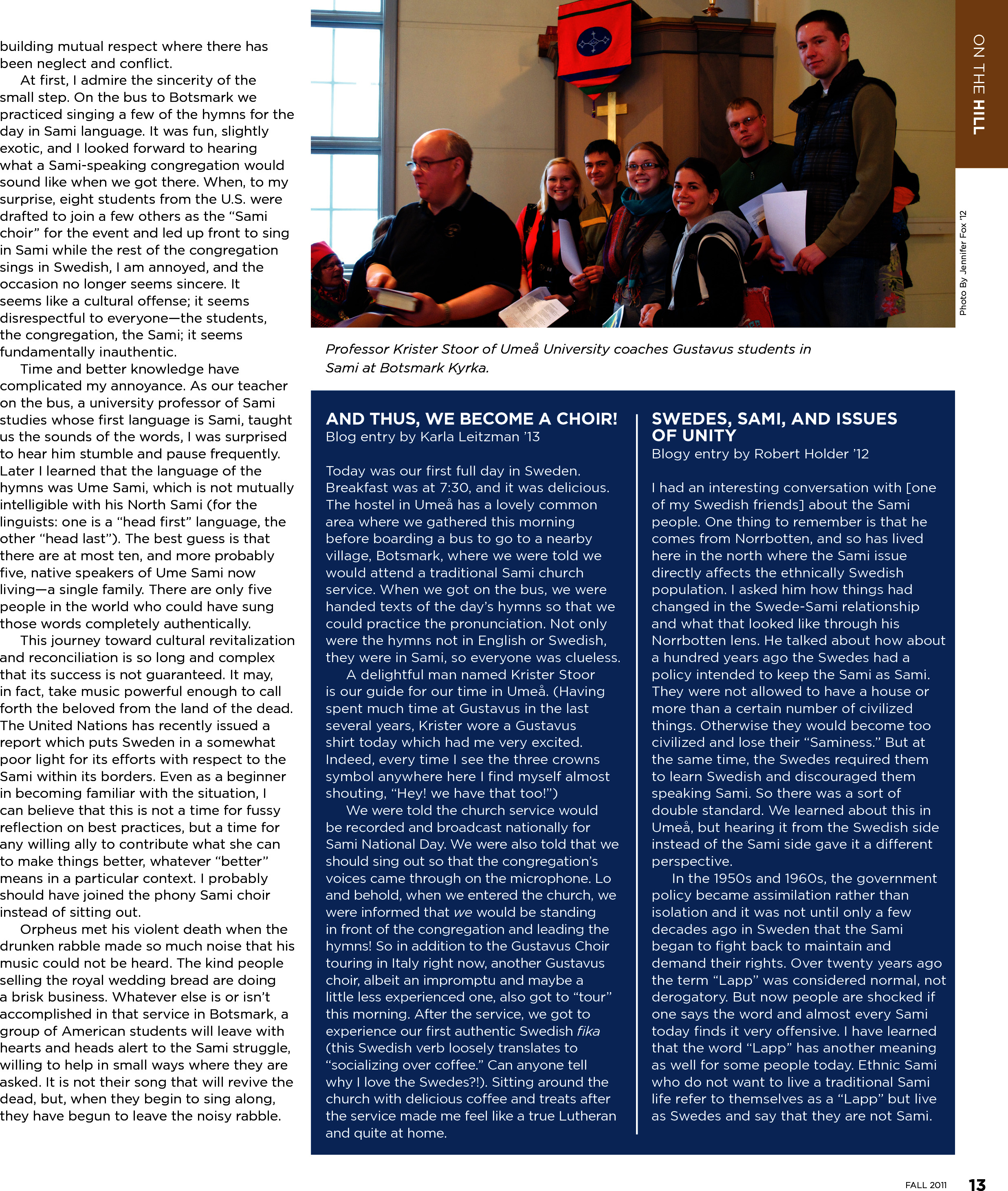 quarterly page