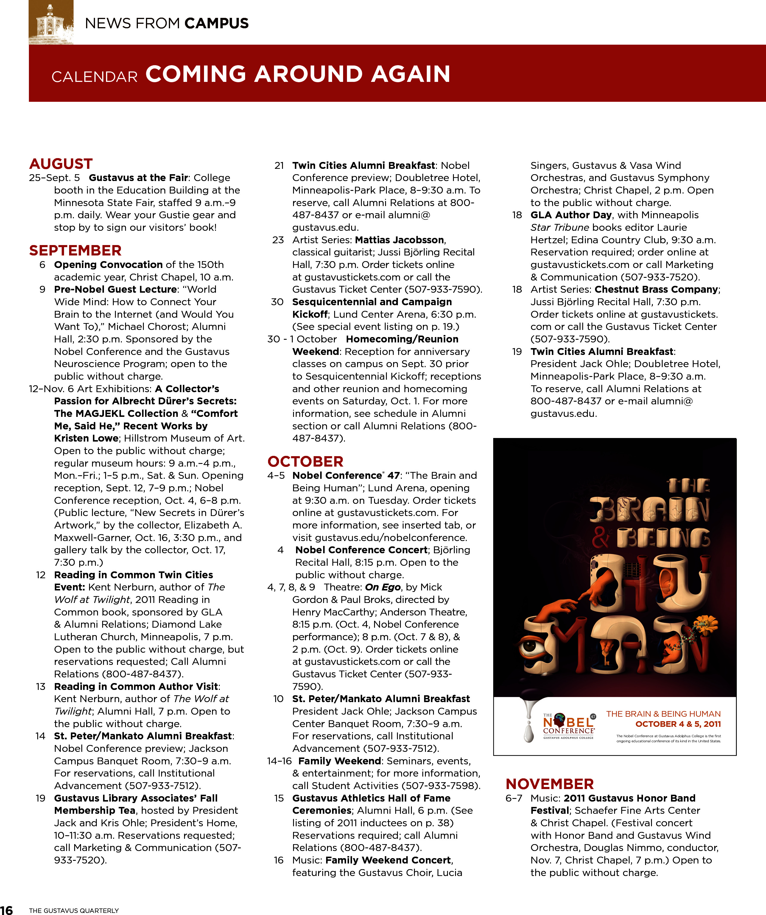 quarterly page