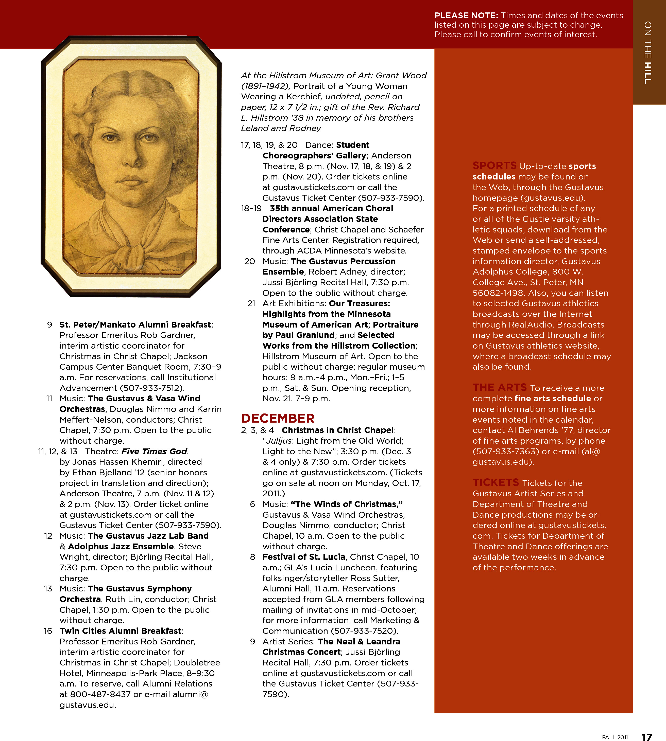 quarterly page