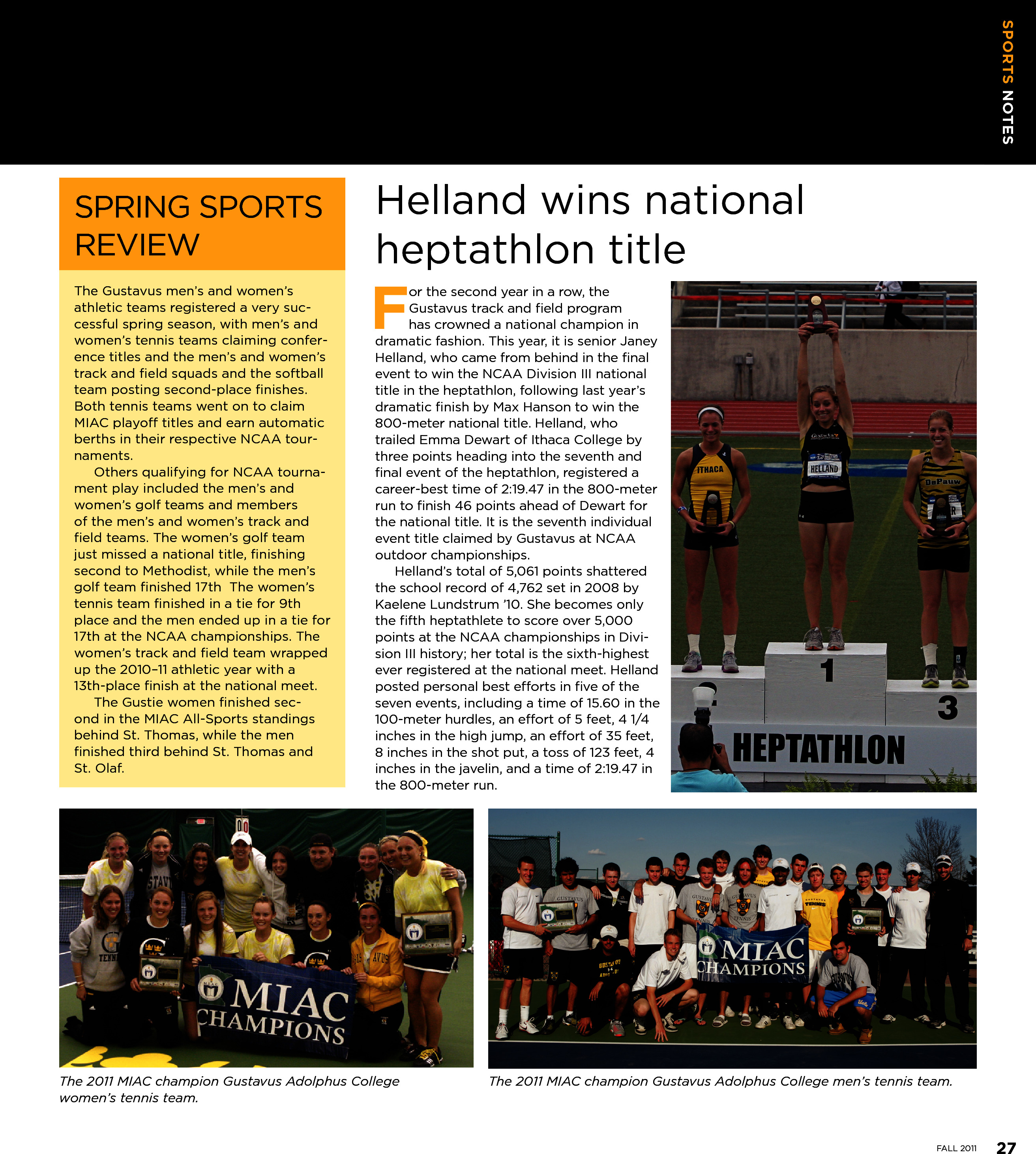 quarterly page