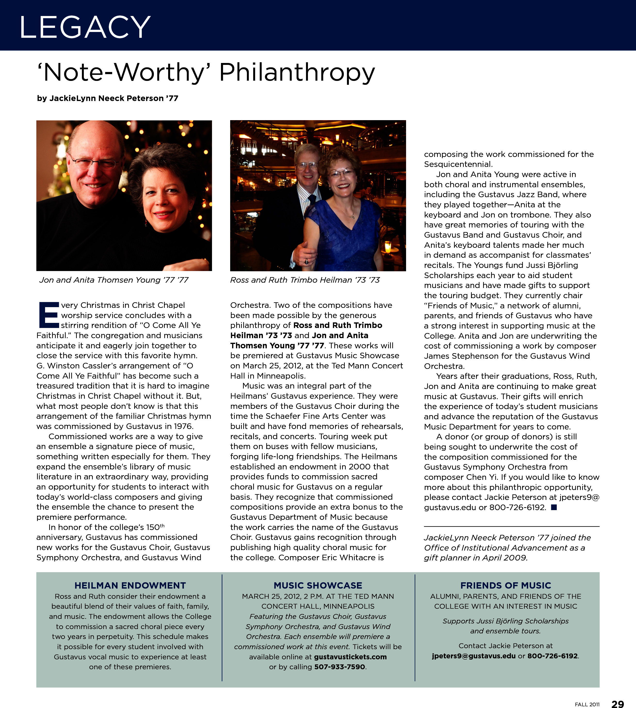 quarterly page