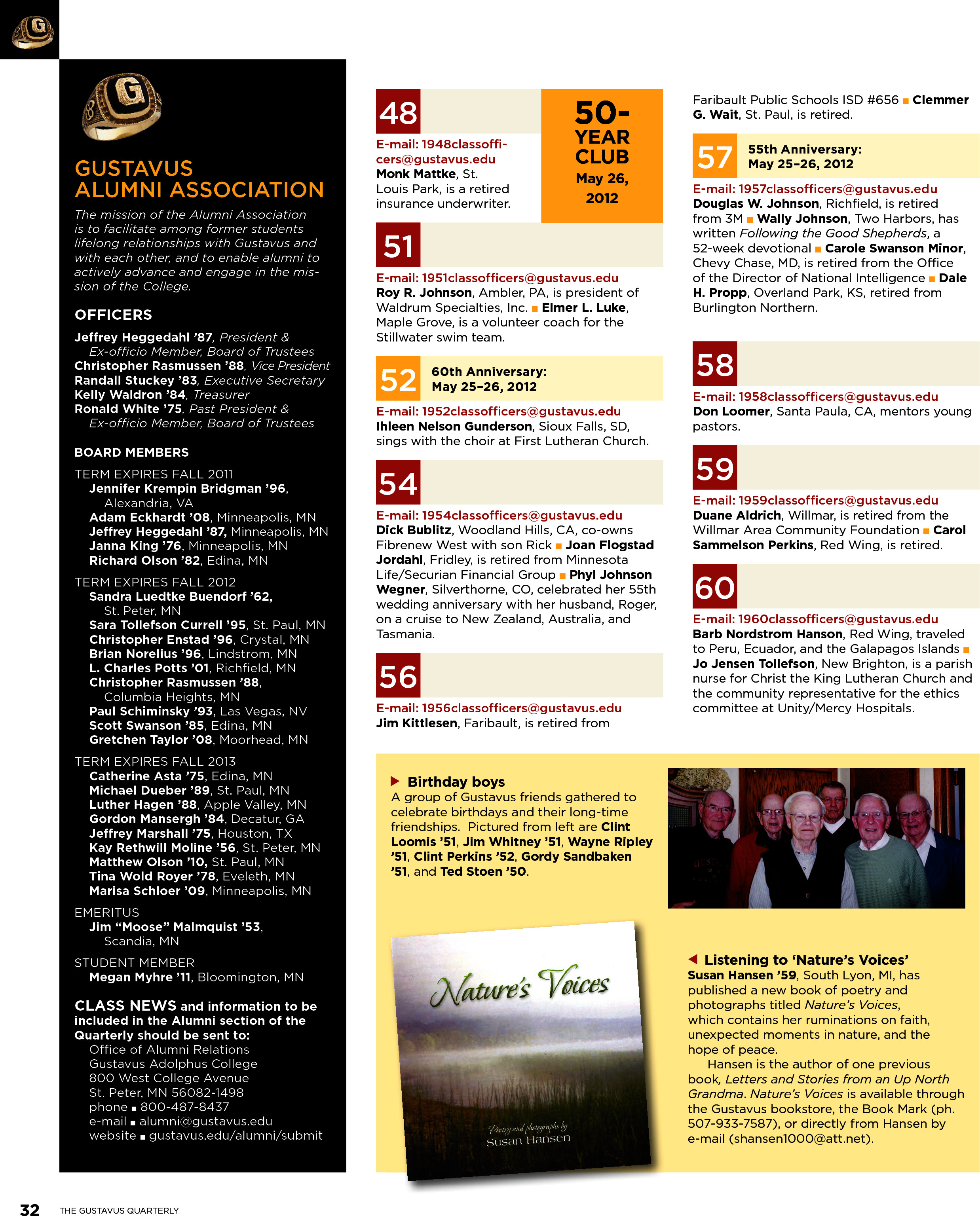 quarterly page