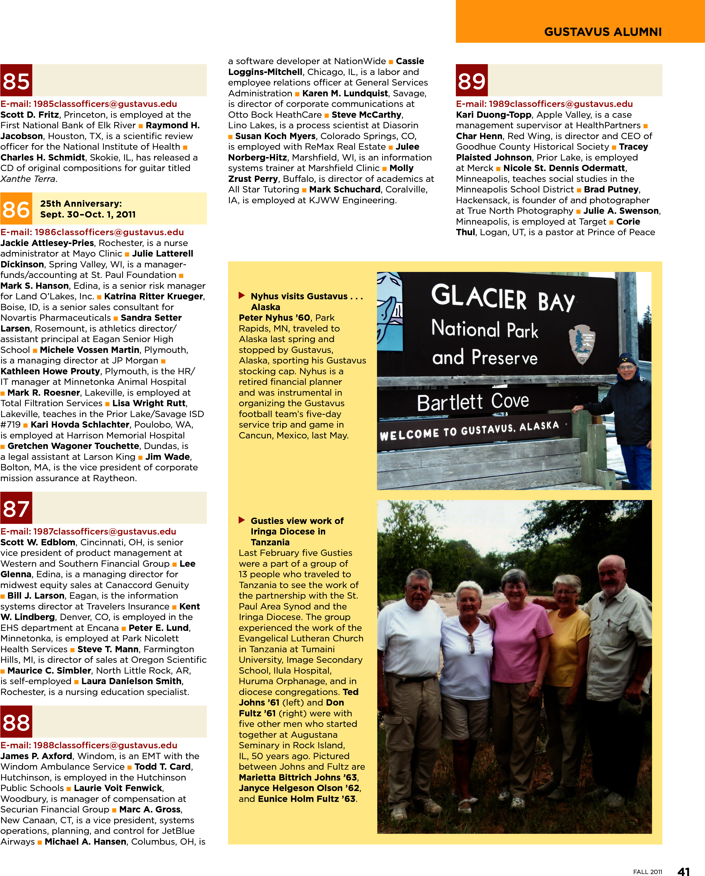 quarterly page