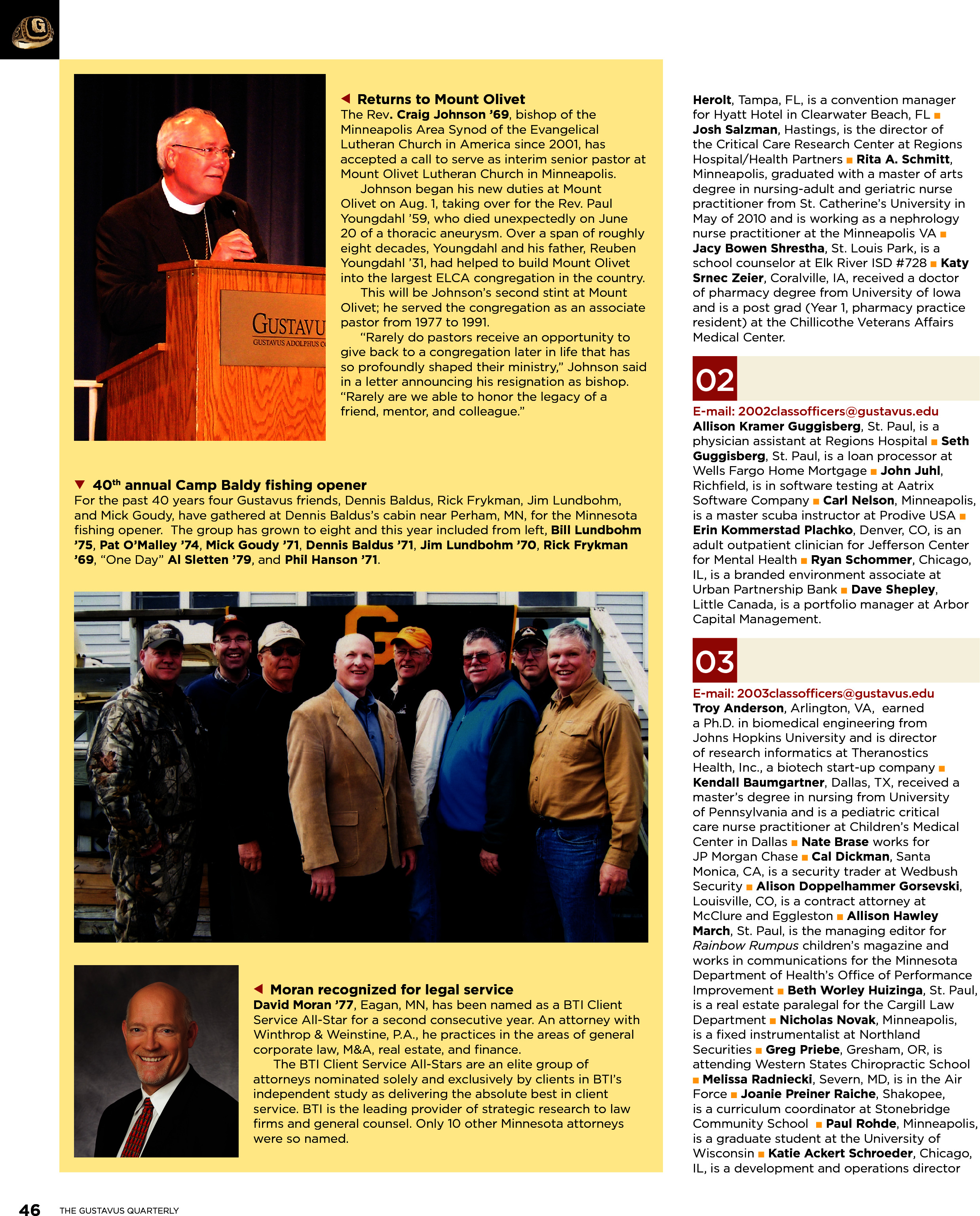 quarterly page