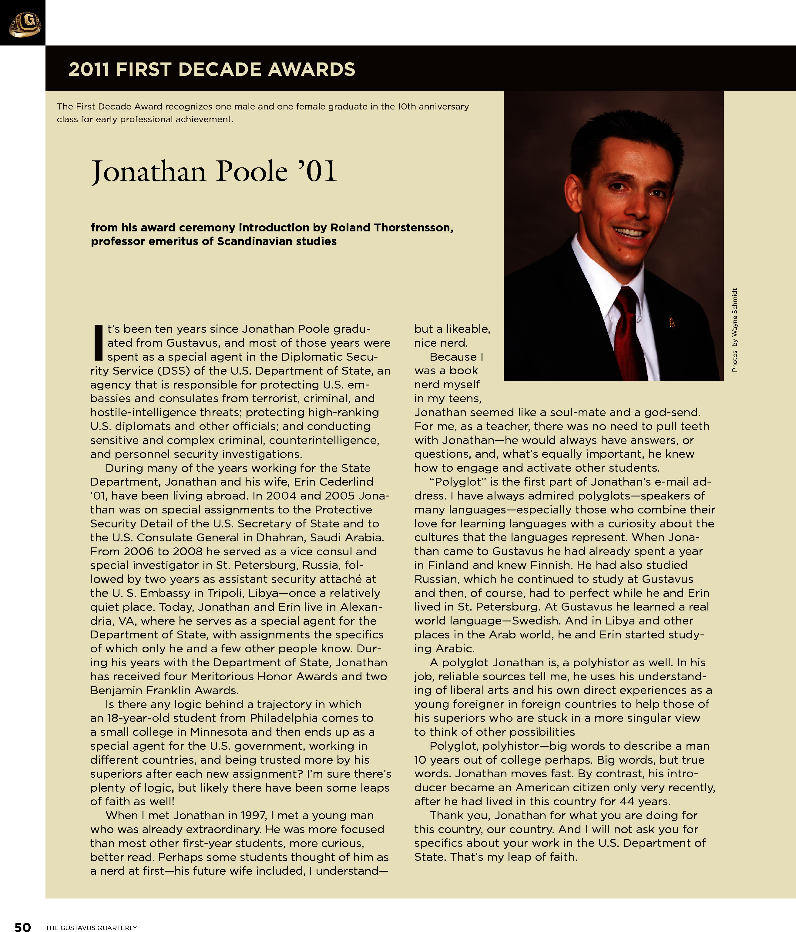 quarterly page