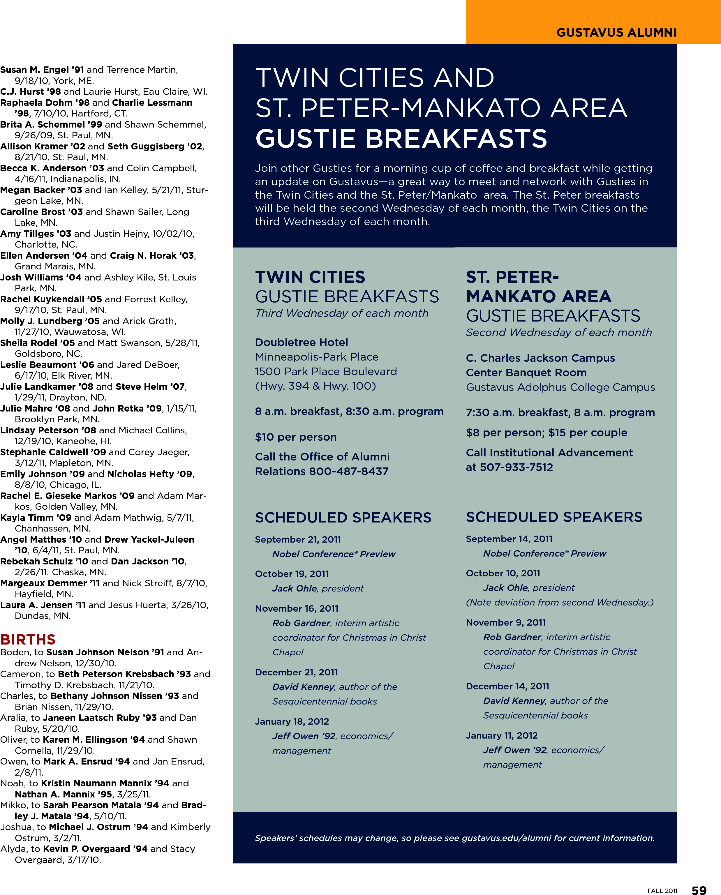 quarterly page