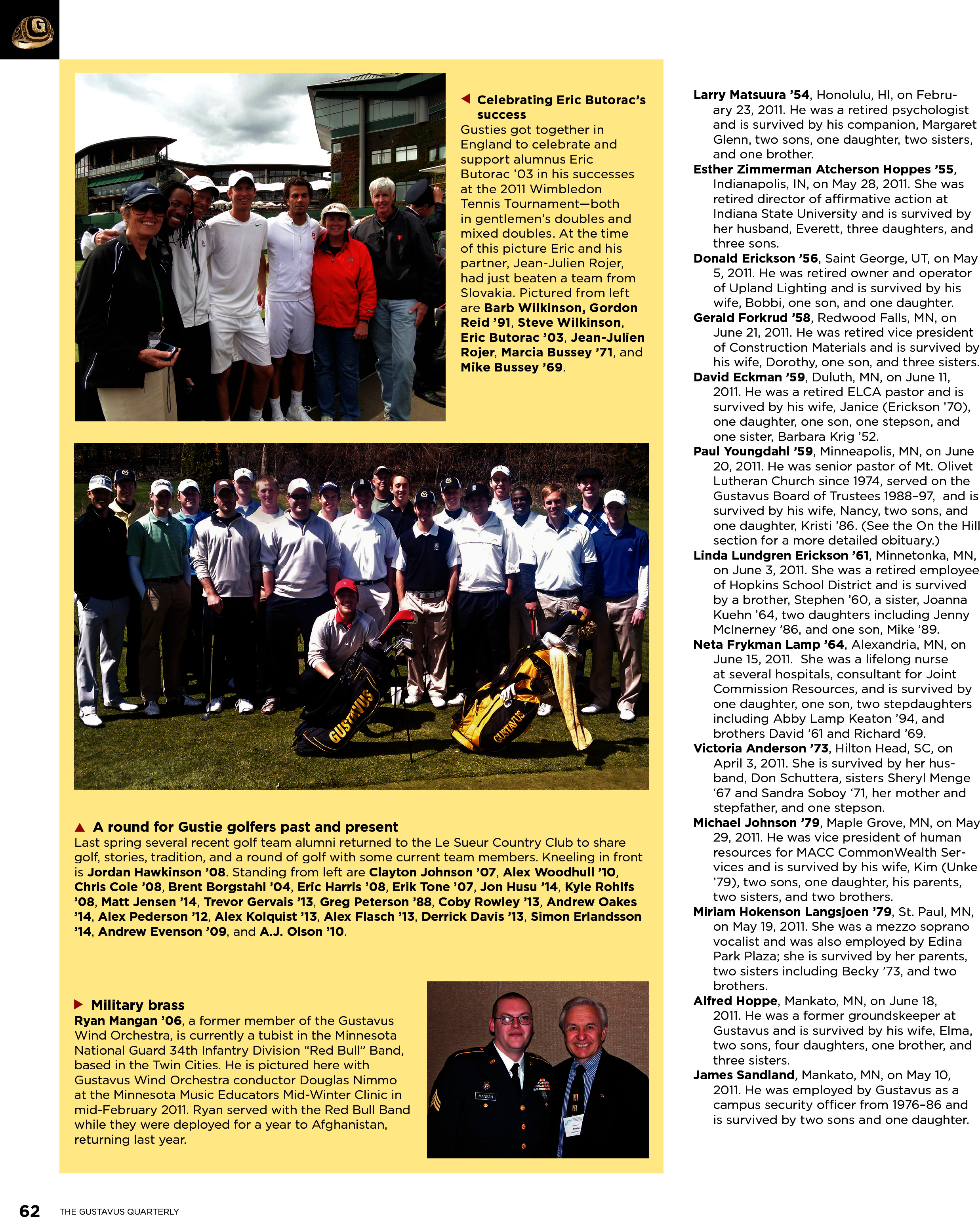 quarterly page