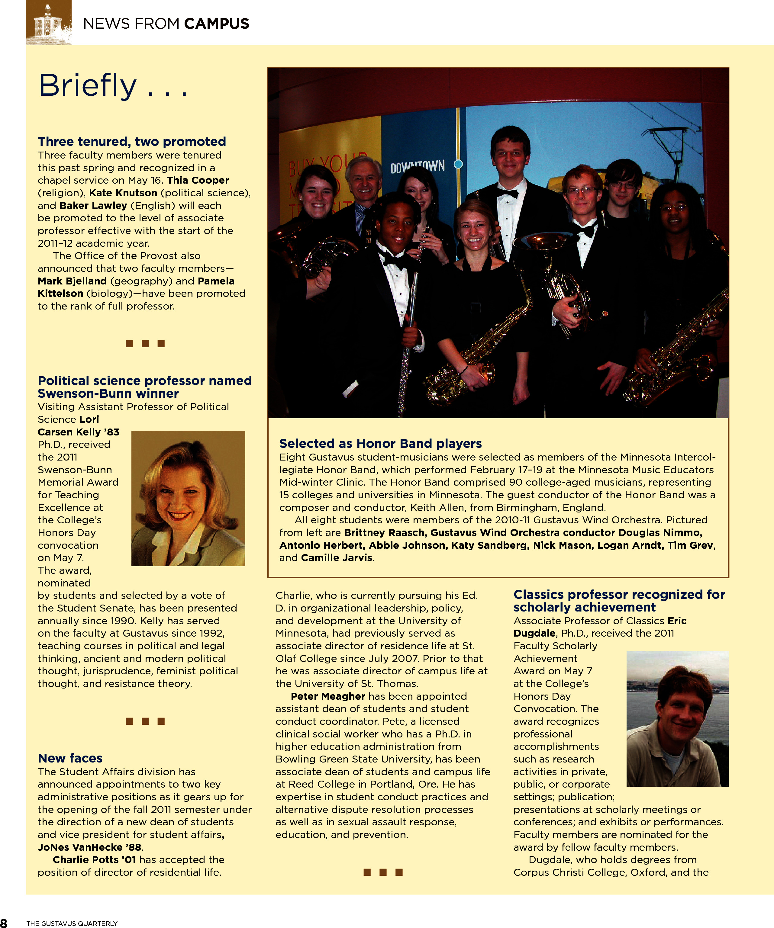 quarterly page