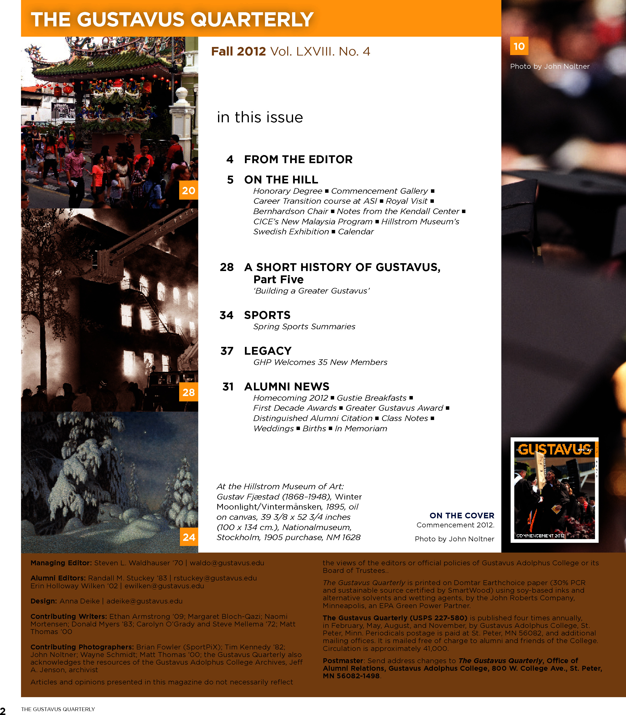 quarterly page