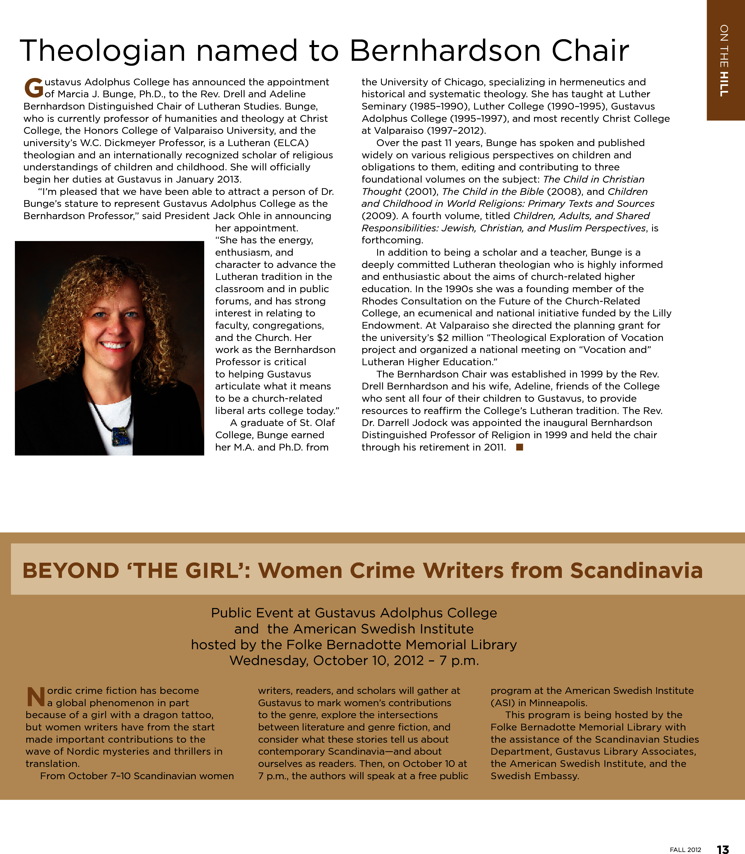 quarterly page