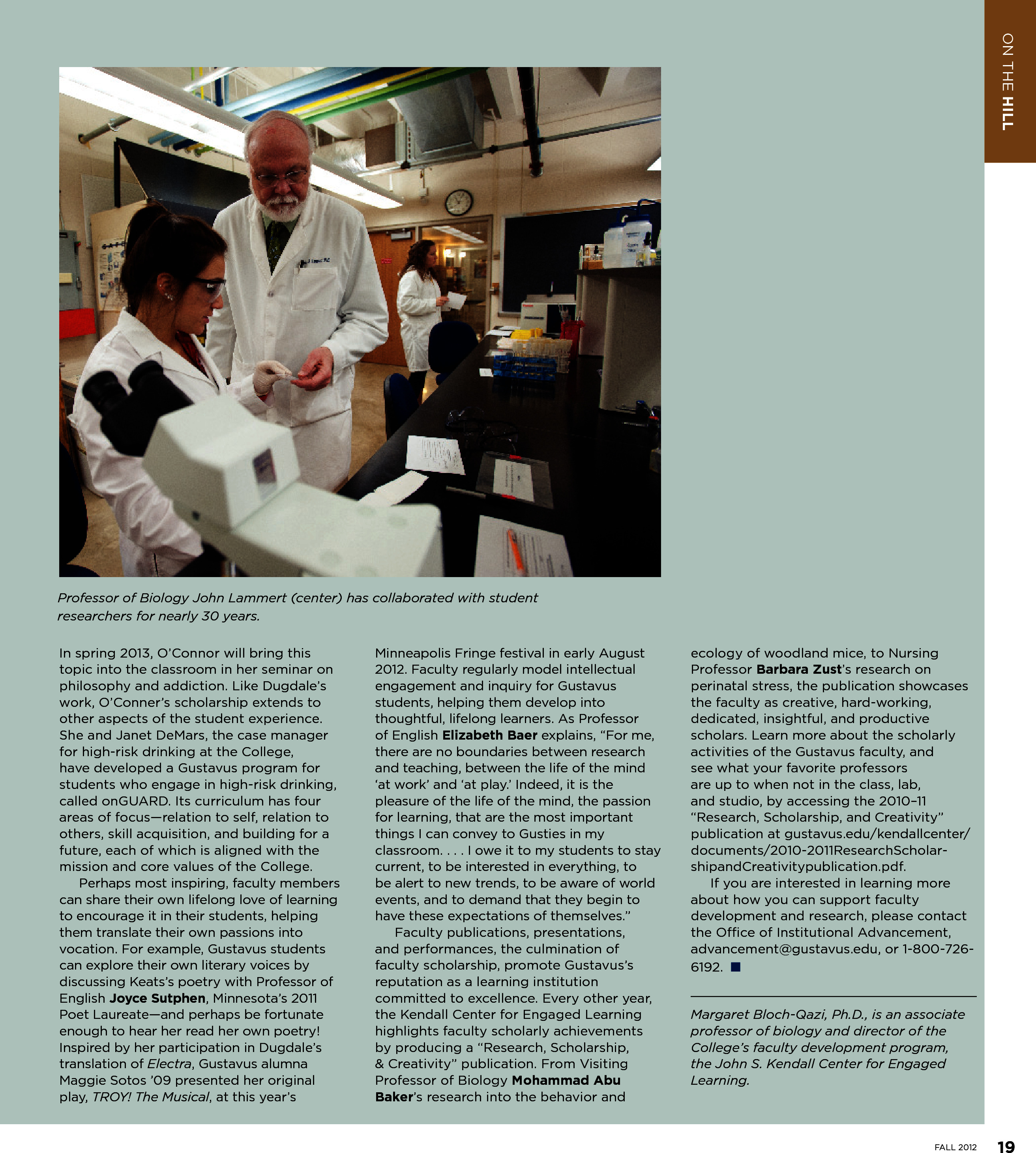 quarterly page