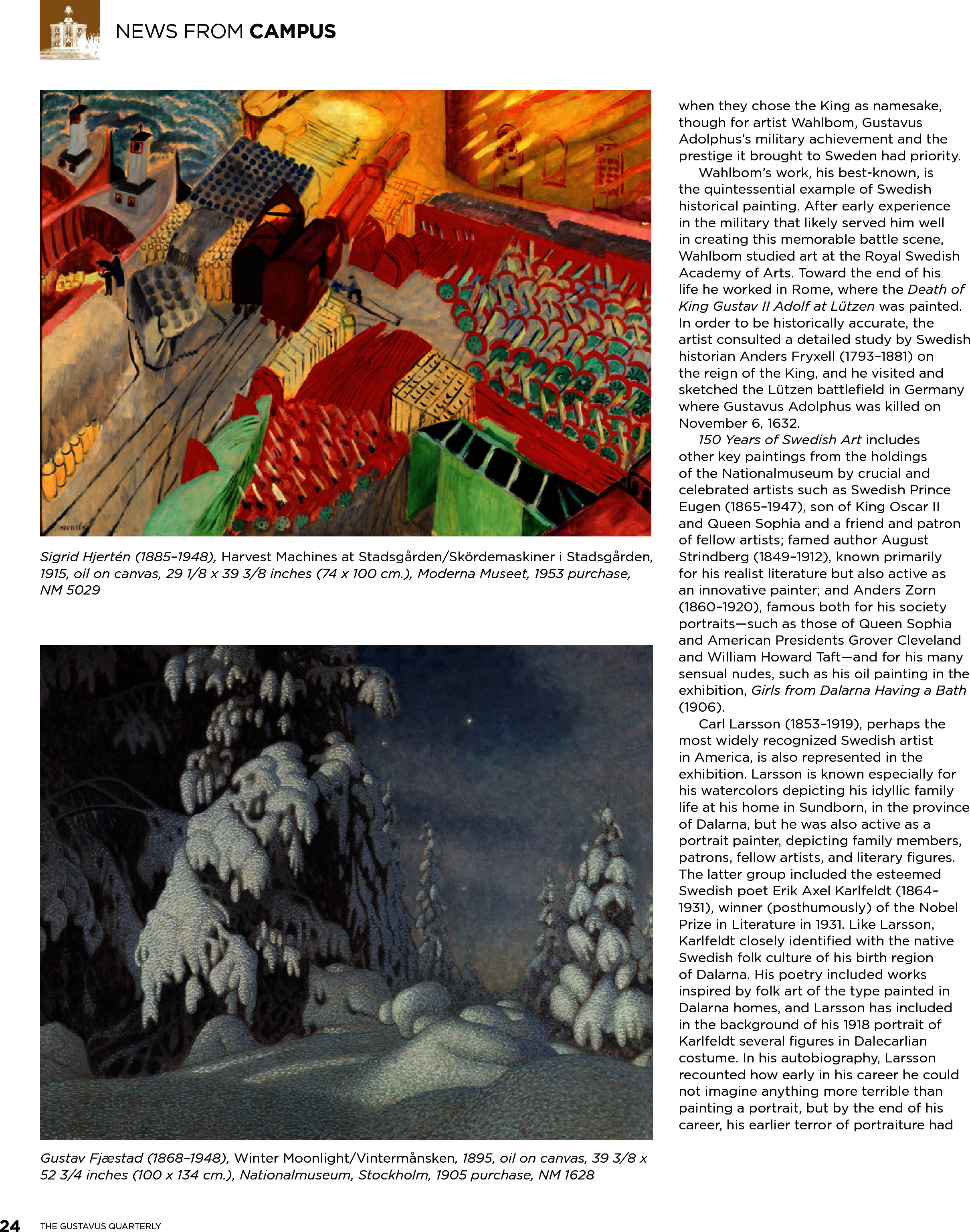 quarterly page