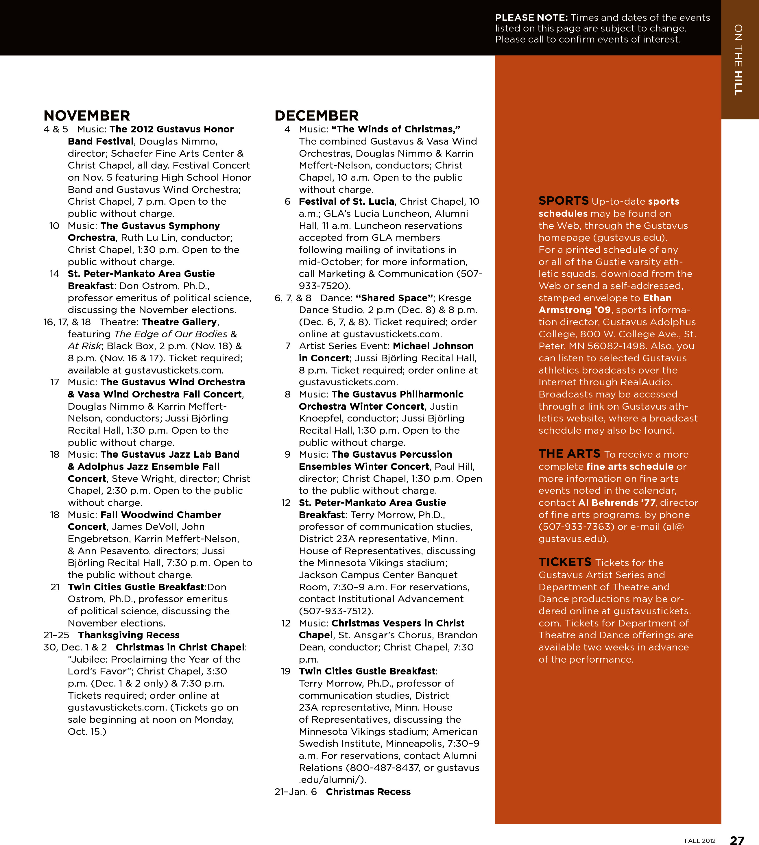 quarterly page