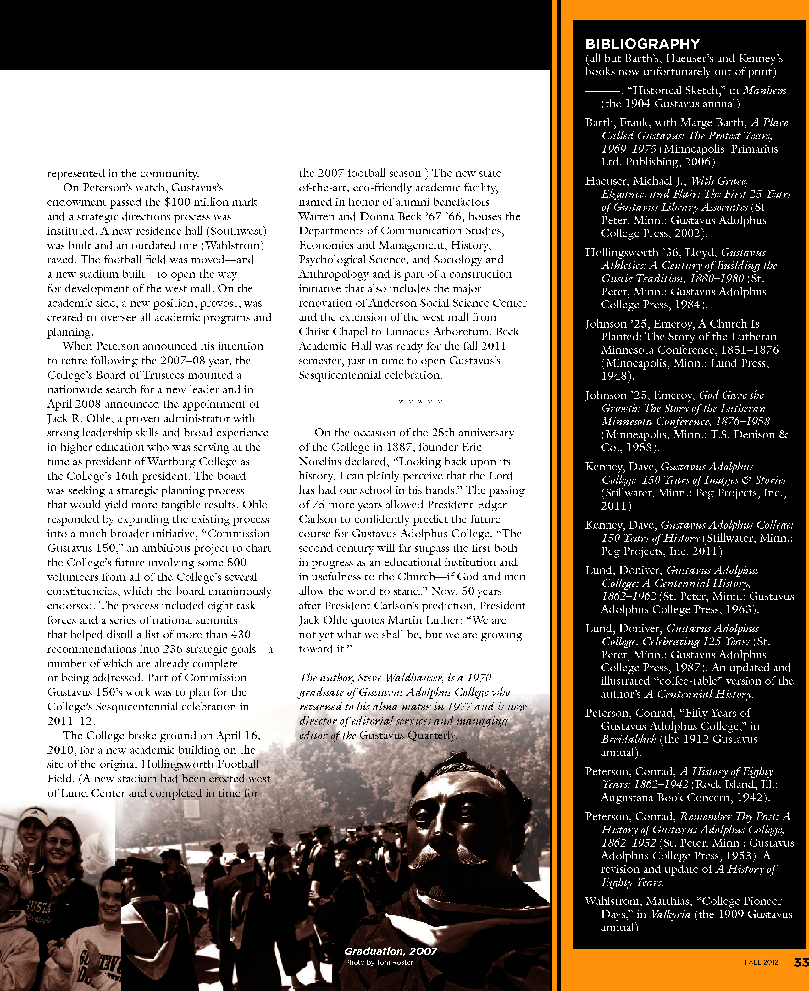 quarterly page