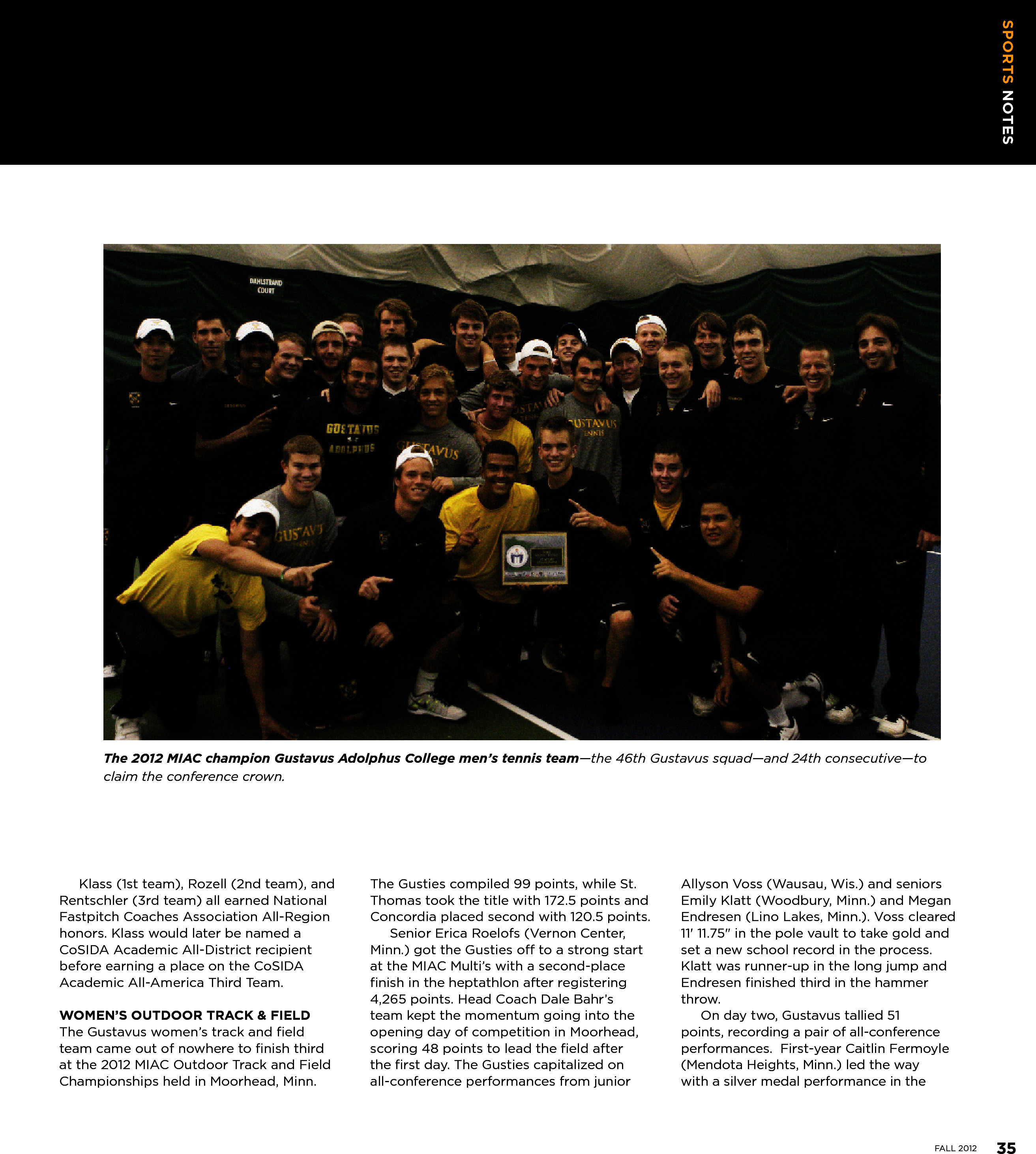 quarterly page