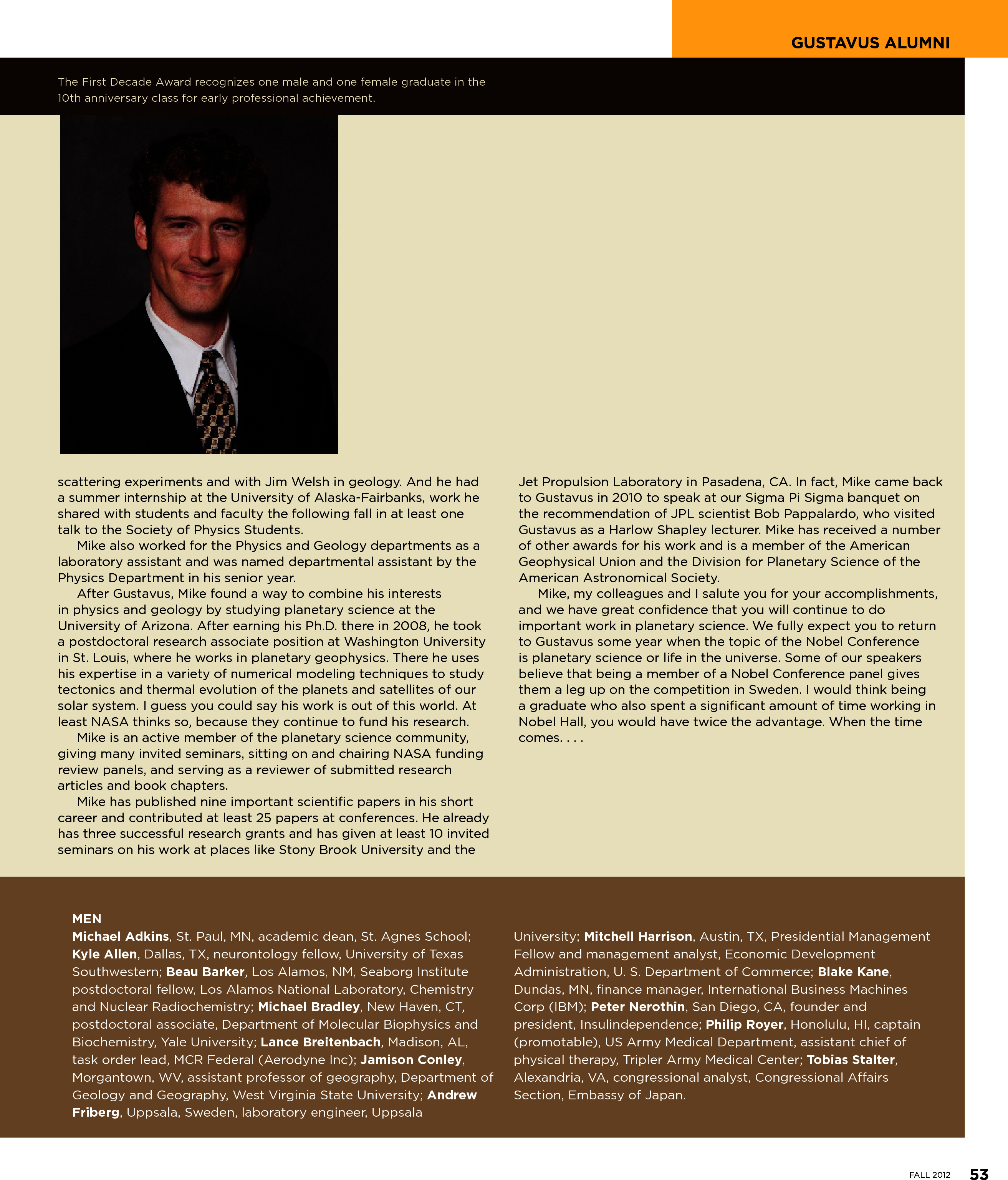 quarterly page