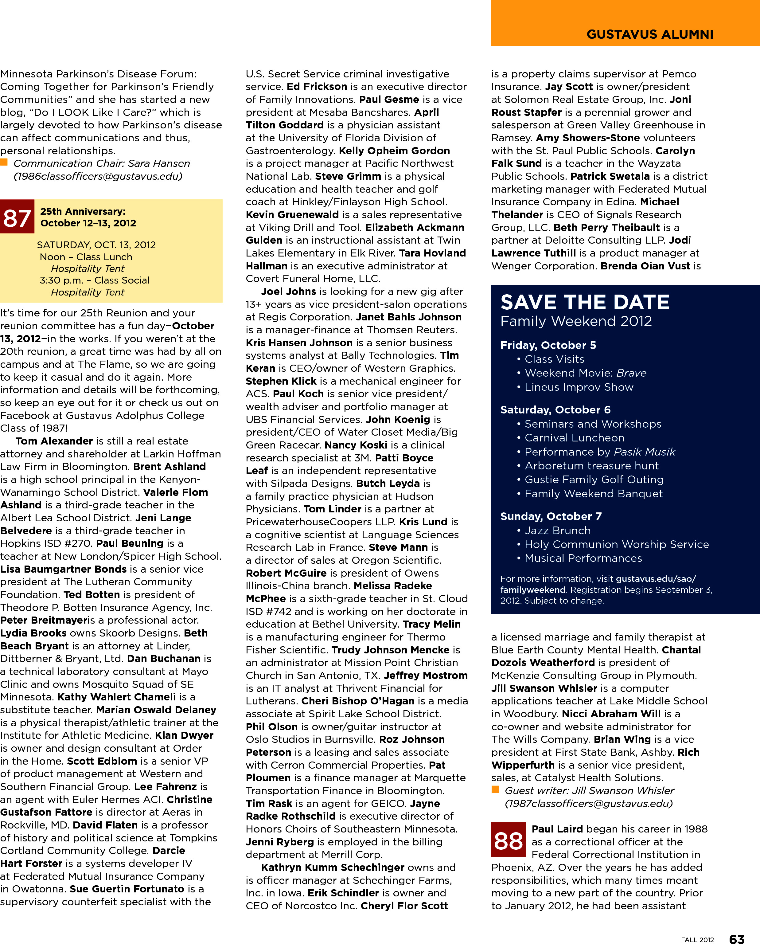 quarterly page
