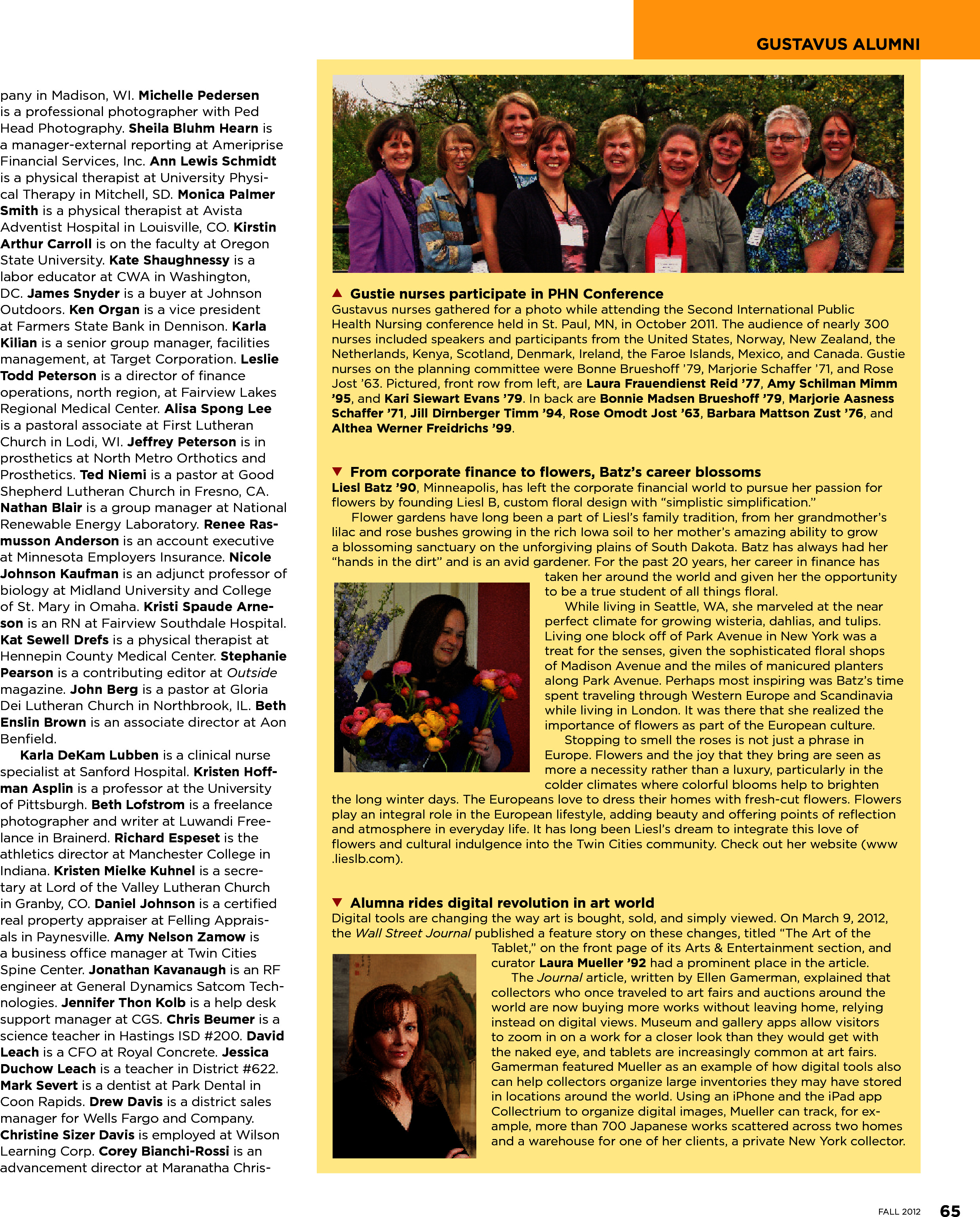 quarterly page