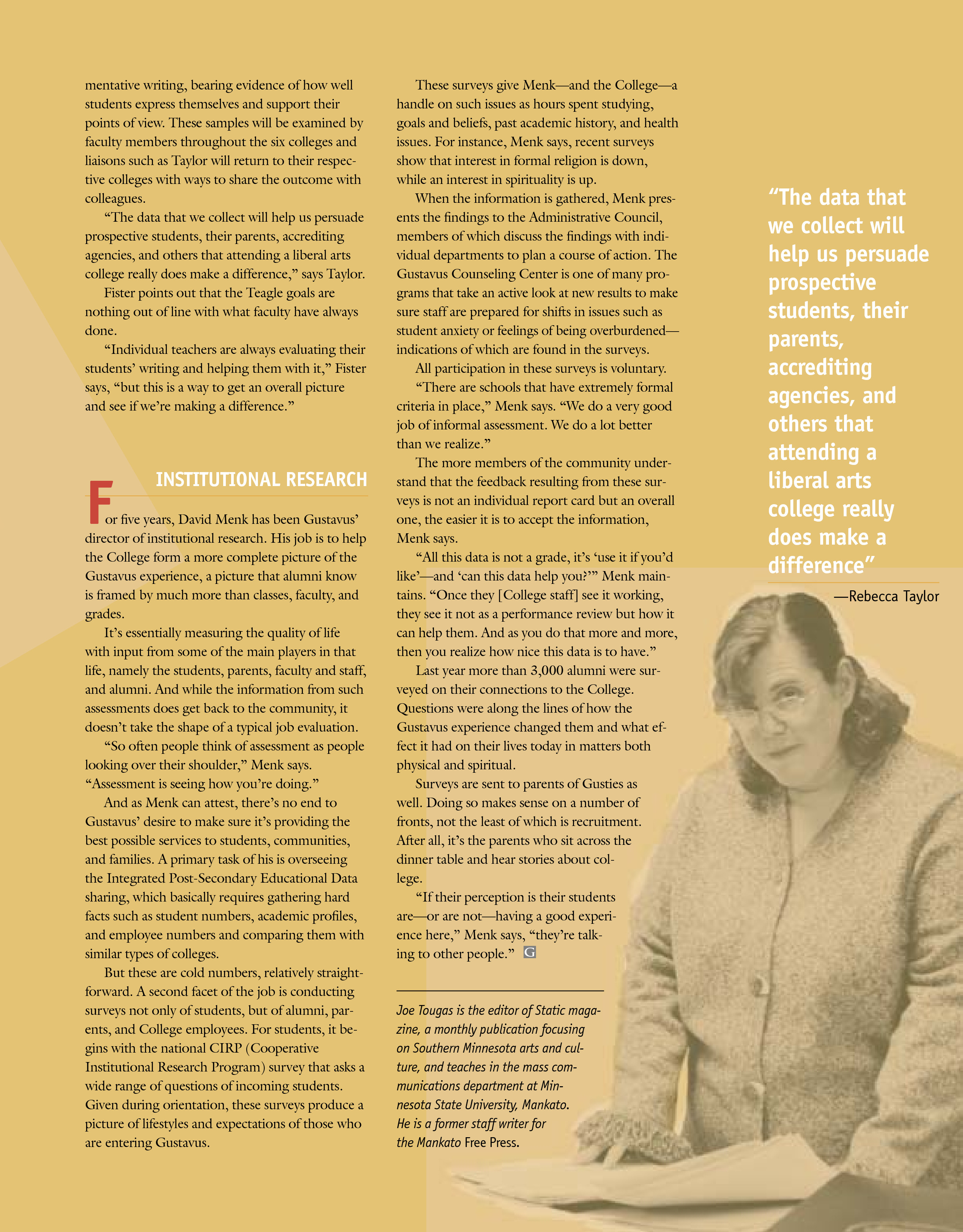 quarterly page
