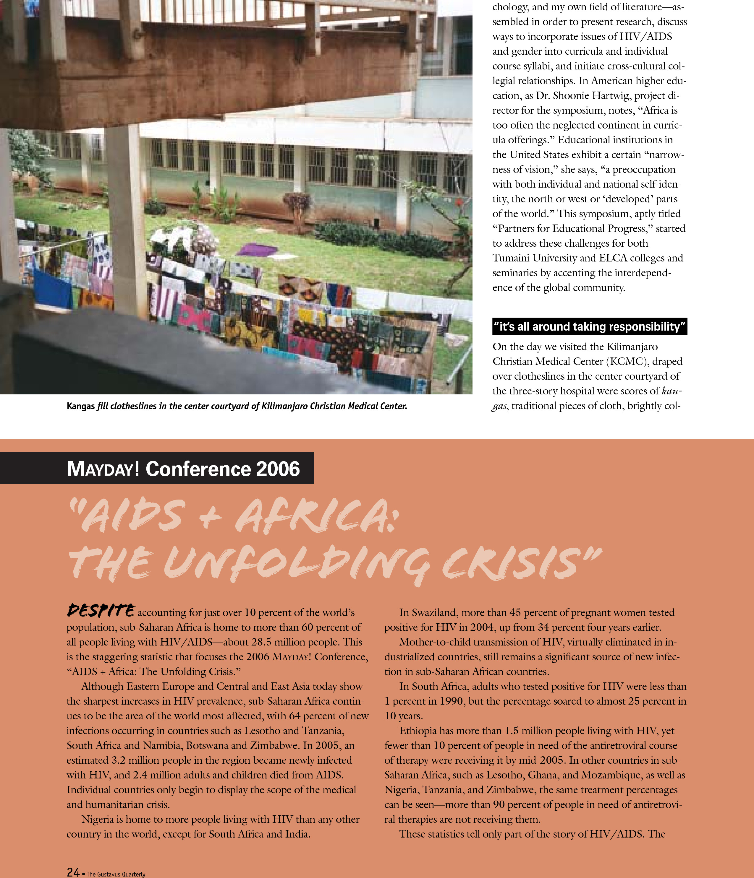 quarterly page