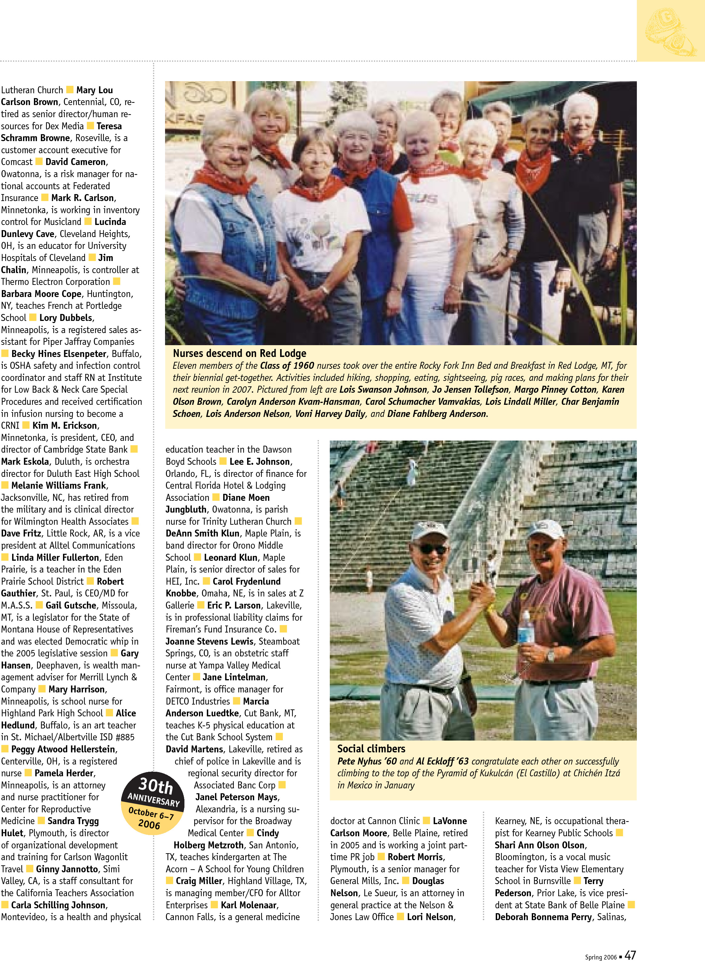 quarterly page