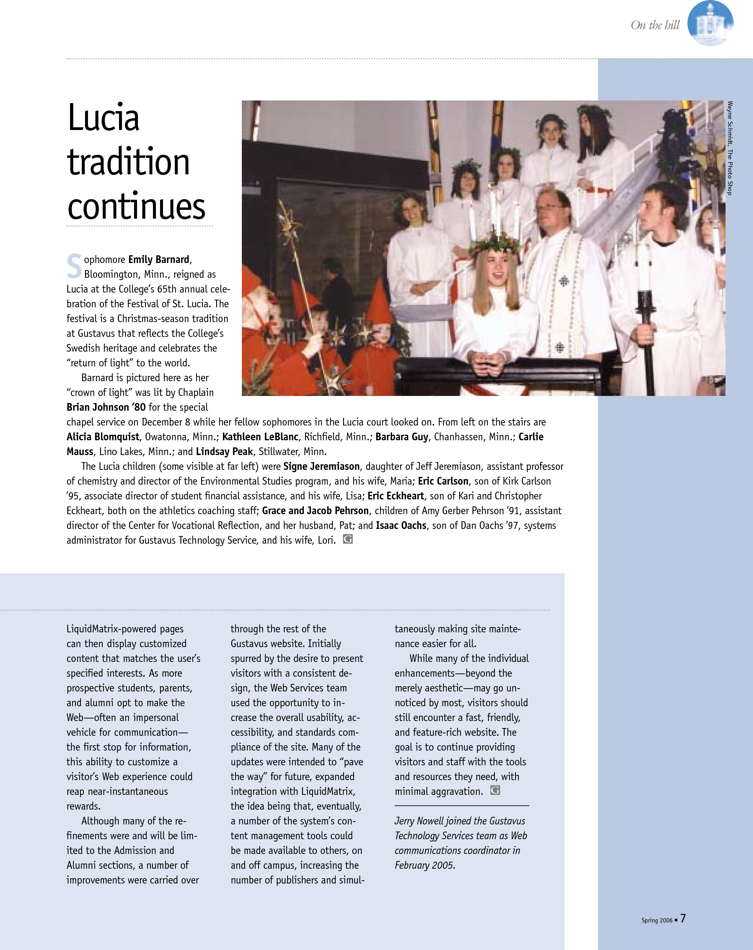 quarterly page