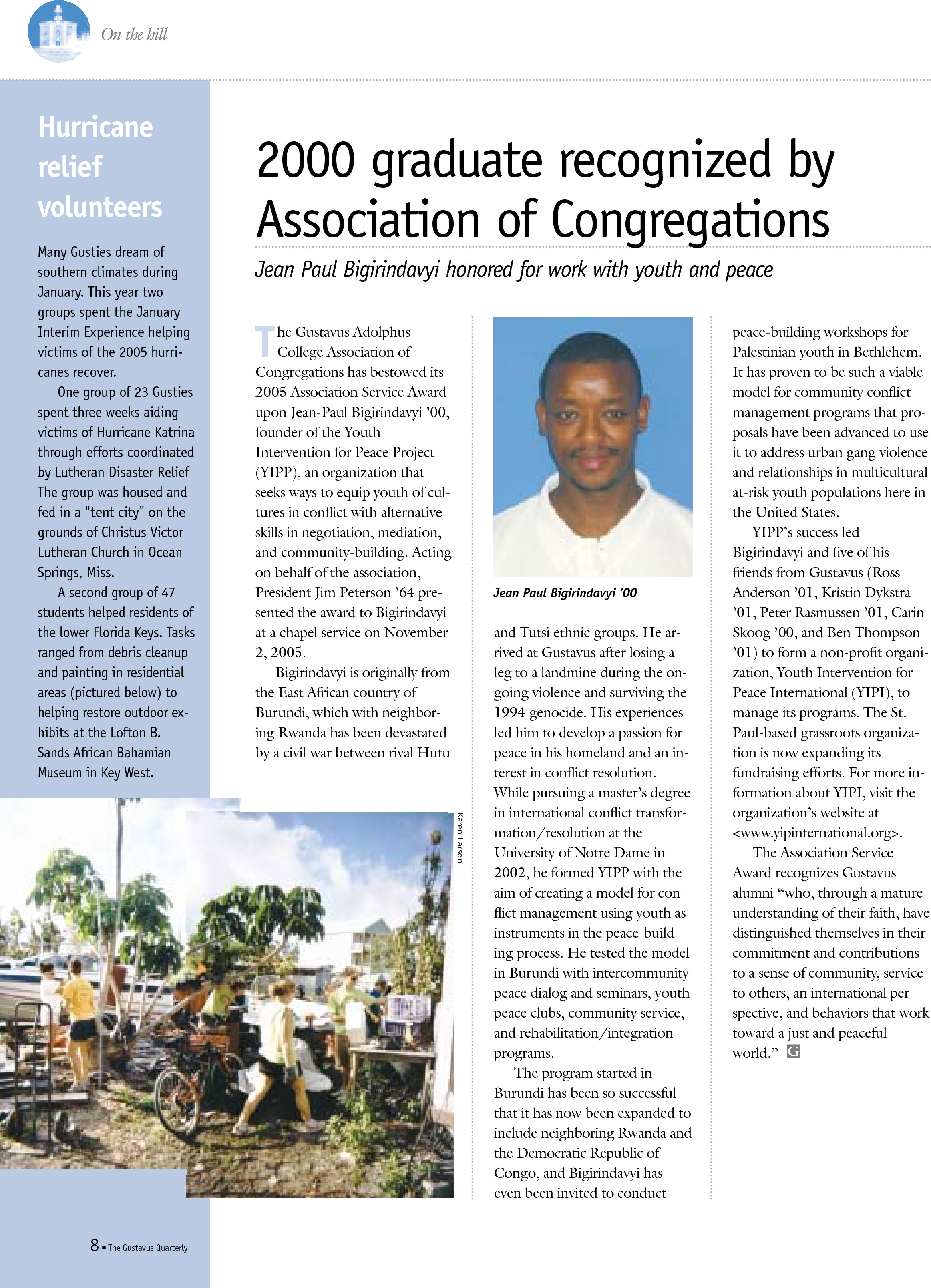 quarterly page